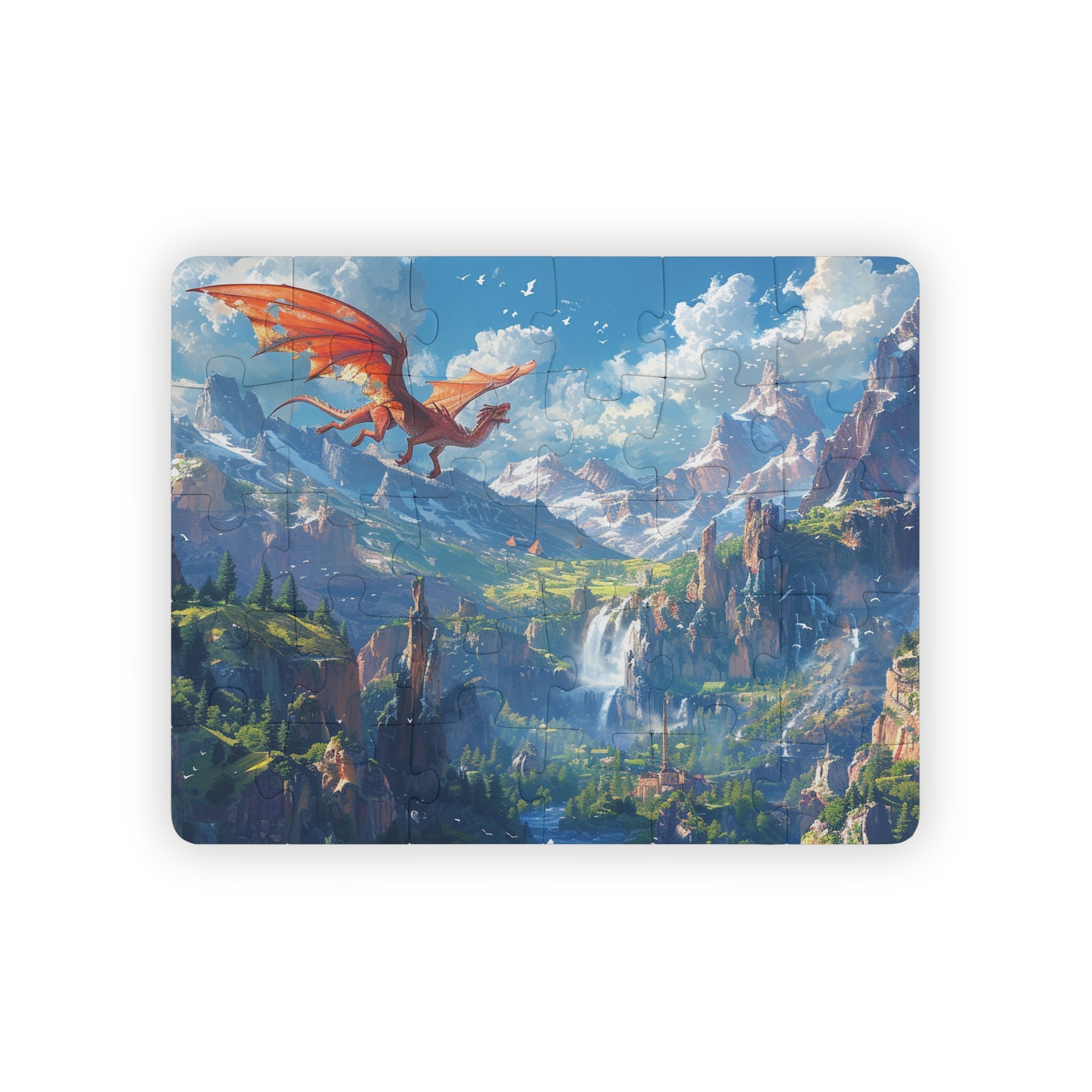 Kids' Puzzle, 30-Piece - Dragonscape
