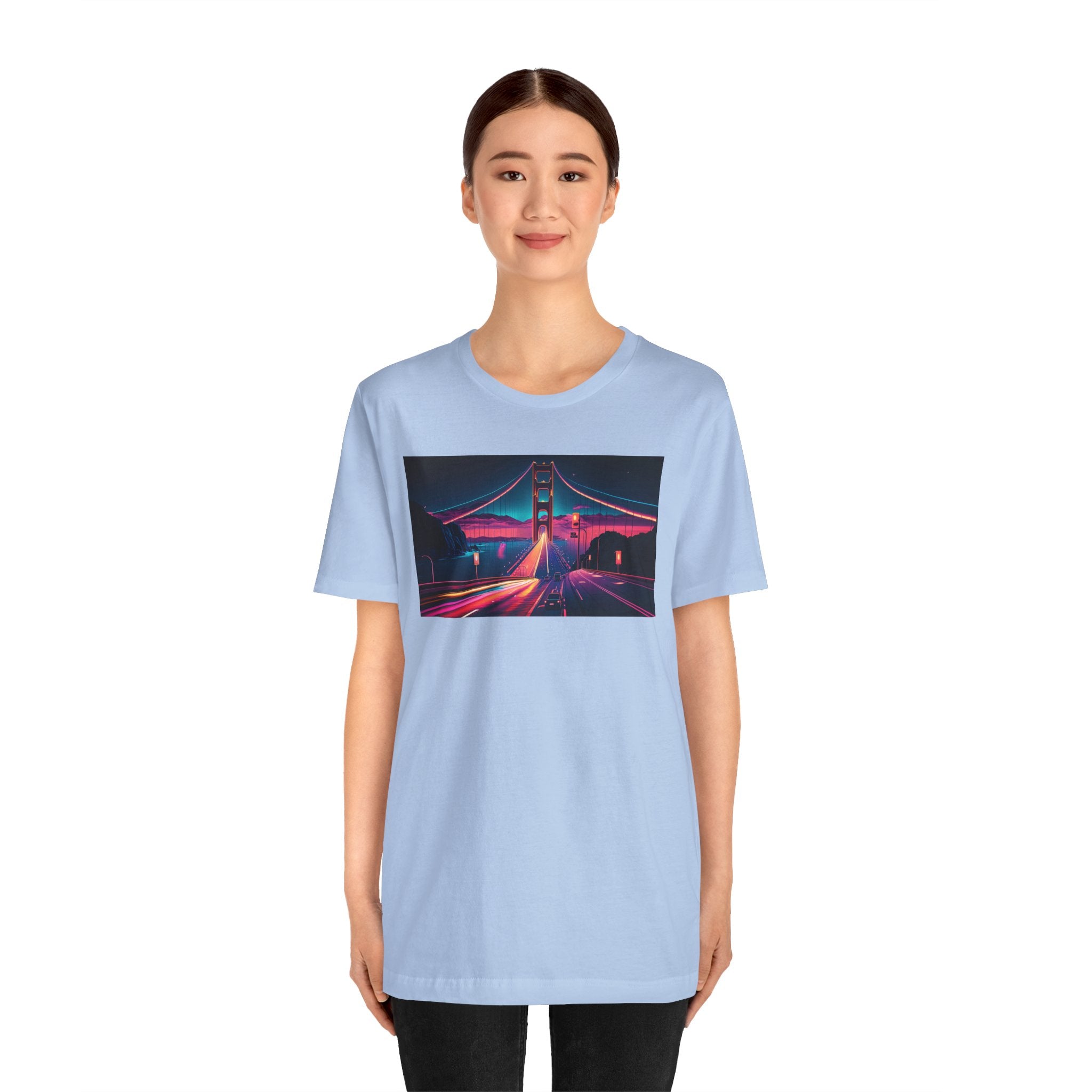 Unisex Jersey Short Sleeve Tee - Golden Gate Bridge, San Francisco, USA
