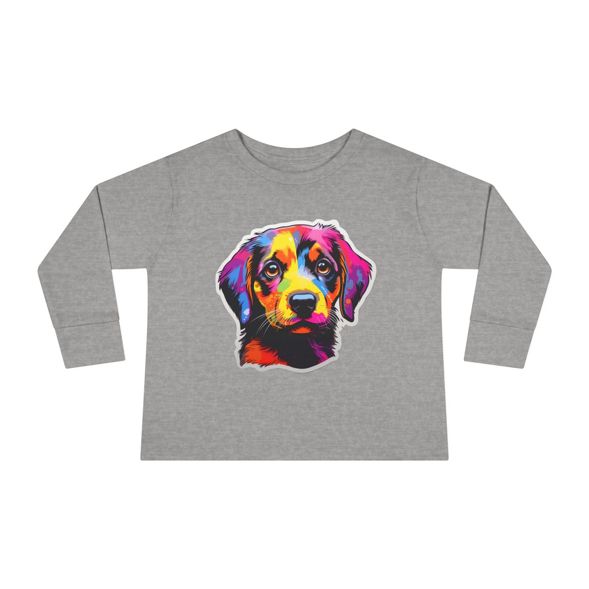 Toddler Long Sleeve Tee - Puppies 10