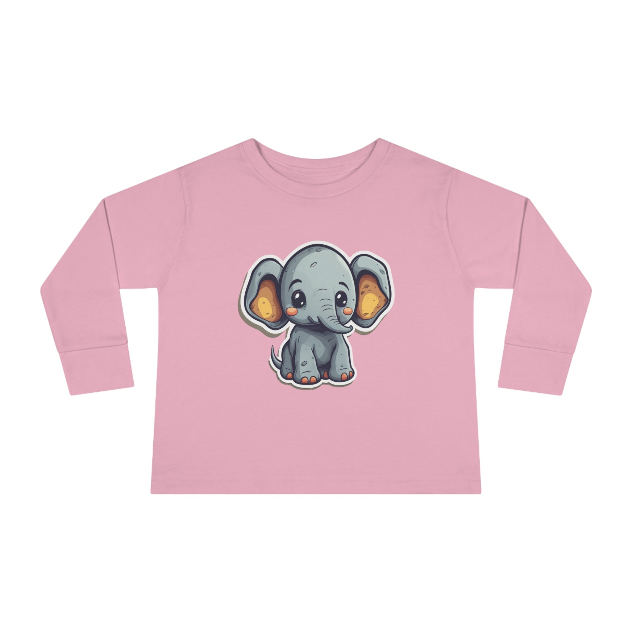 Toddler Long Sleeve Tee - Elephant Calf