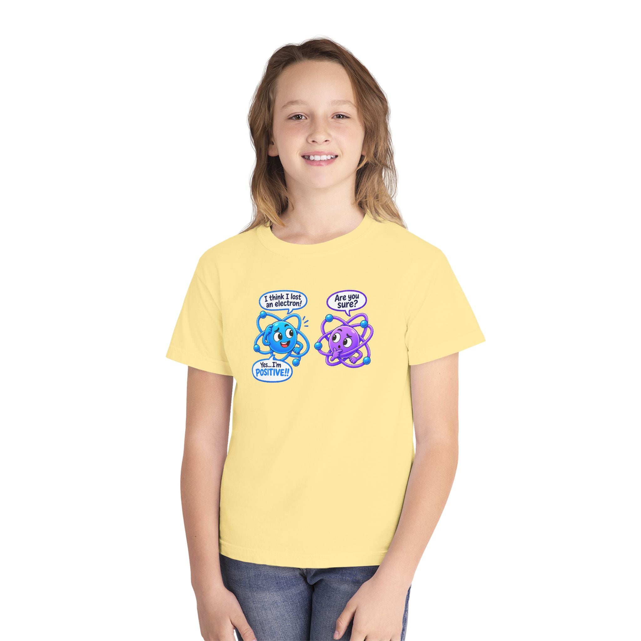 Youth Midweight Cotton Tee - Science collection - Atomic Conversation