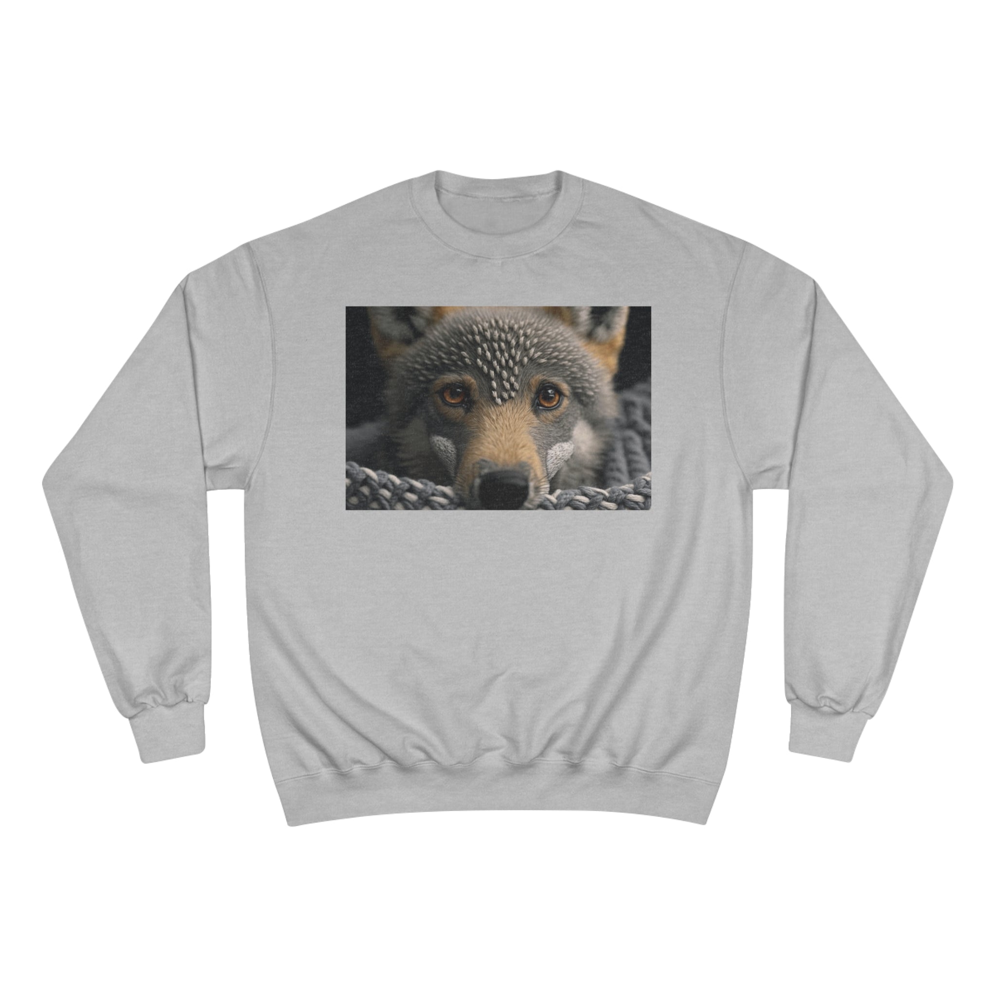 Champion Sweatshirt - Knit Animals, Wolf Pup
