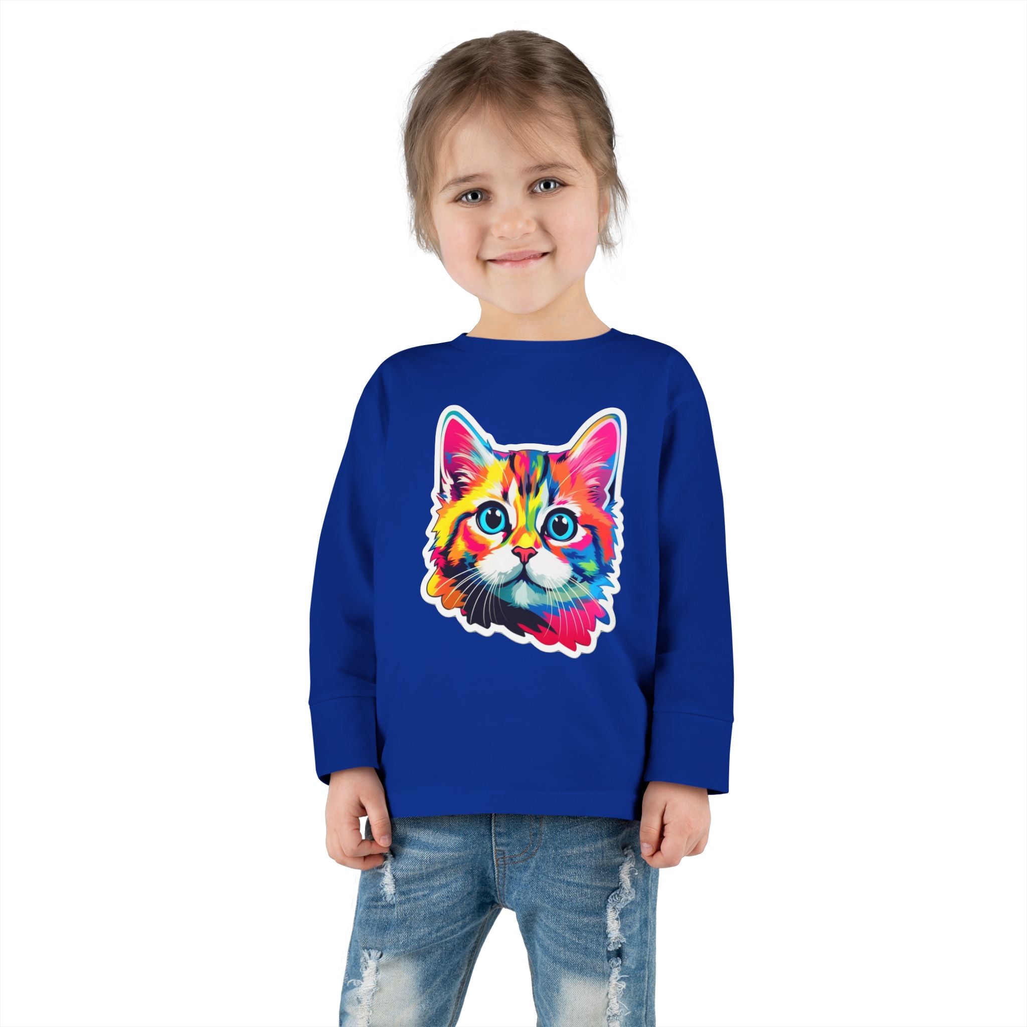 Toddler Long Sleeve Tee - Kittens 10