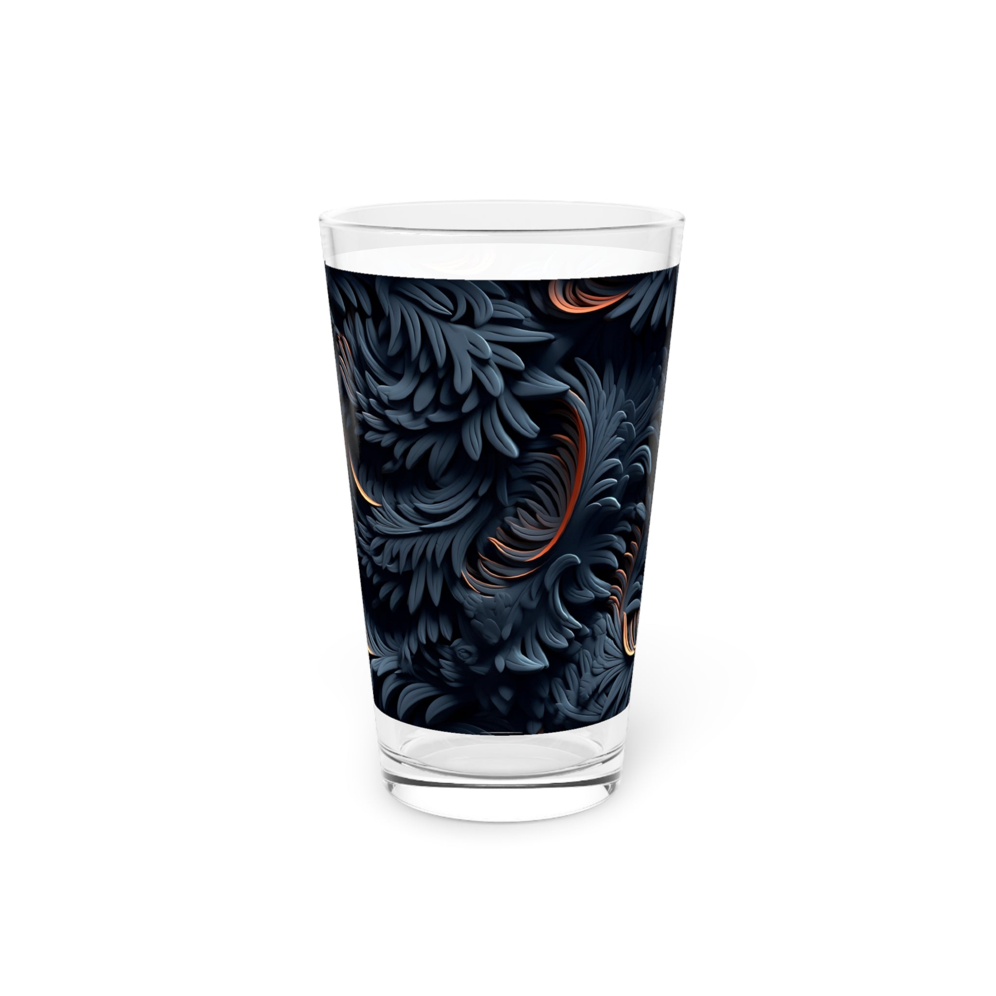 Pint Glass, 16oz - Abstract Designs 02