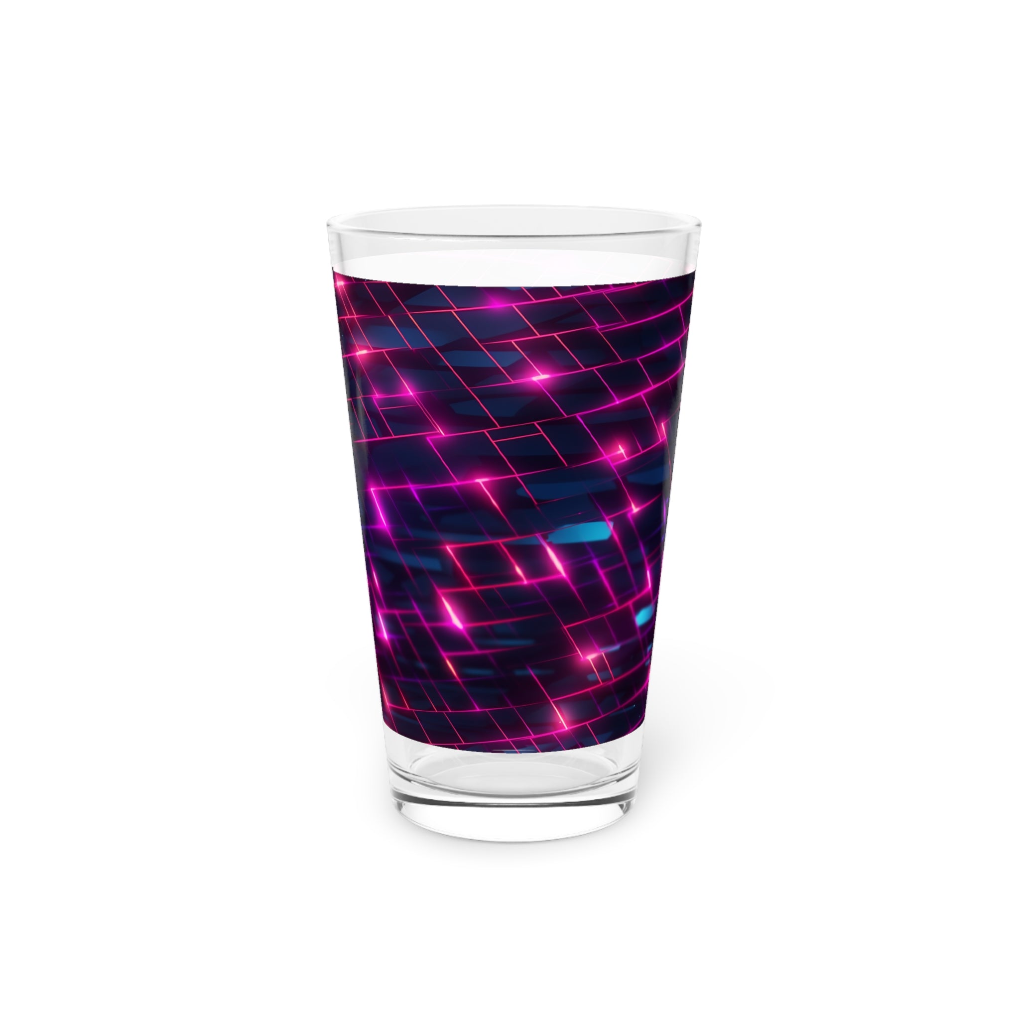 Pint Glass, 16oz - Abstract Designs 05