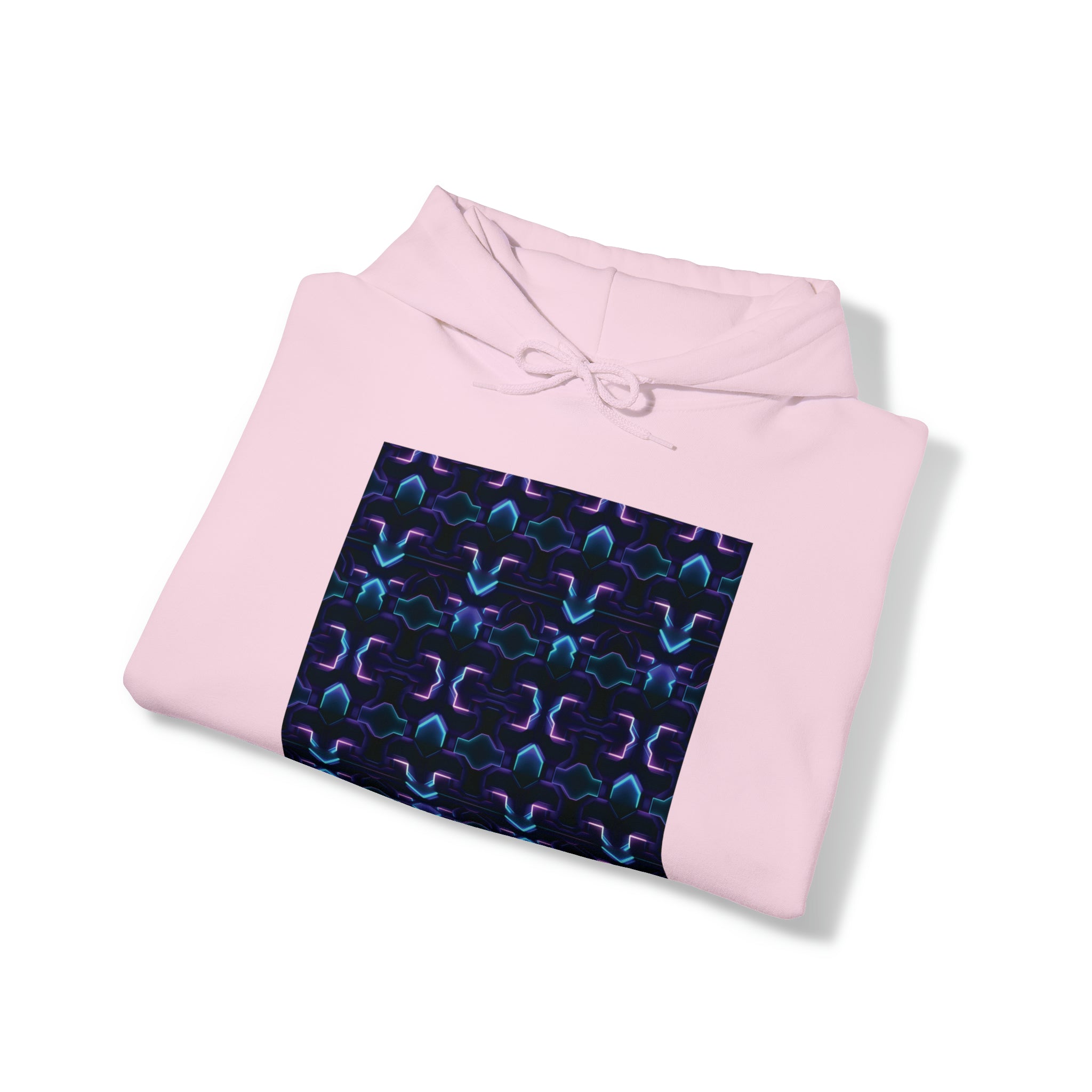 Unisex Heavy Blend™ Hooded Sweatshirt - Abstract Neon Designs 06