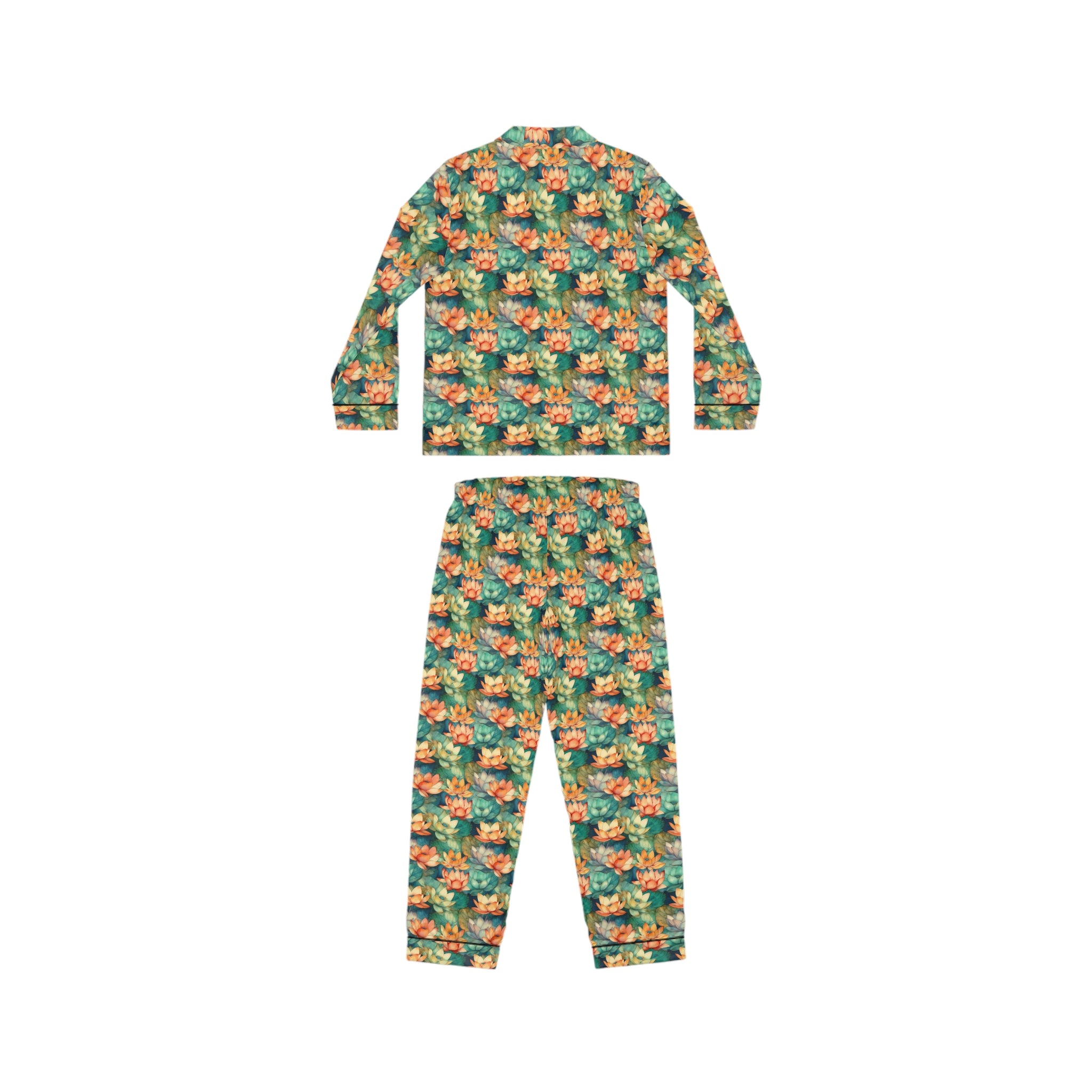 Women's Satin Pajamas (AOP) - Floral Prints 03