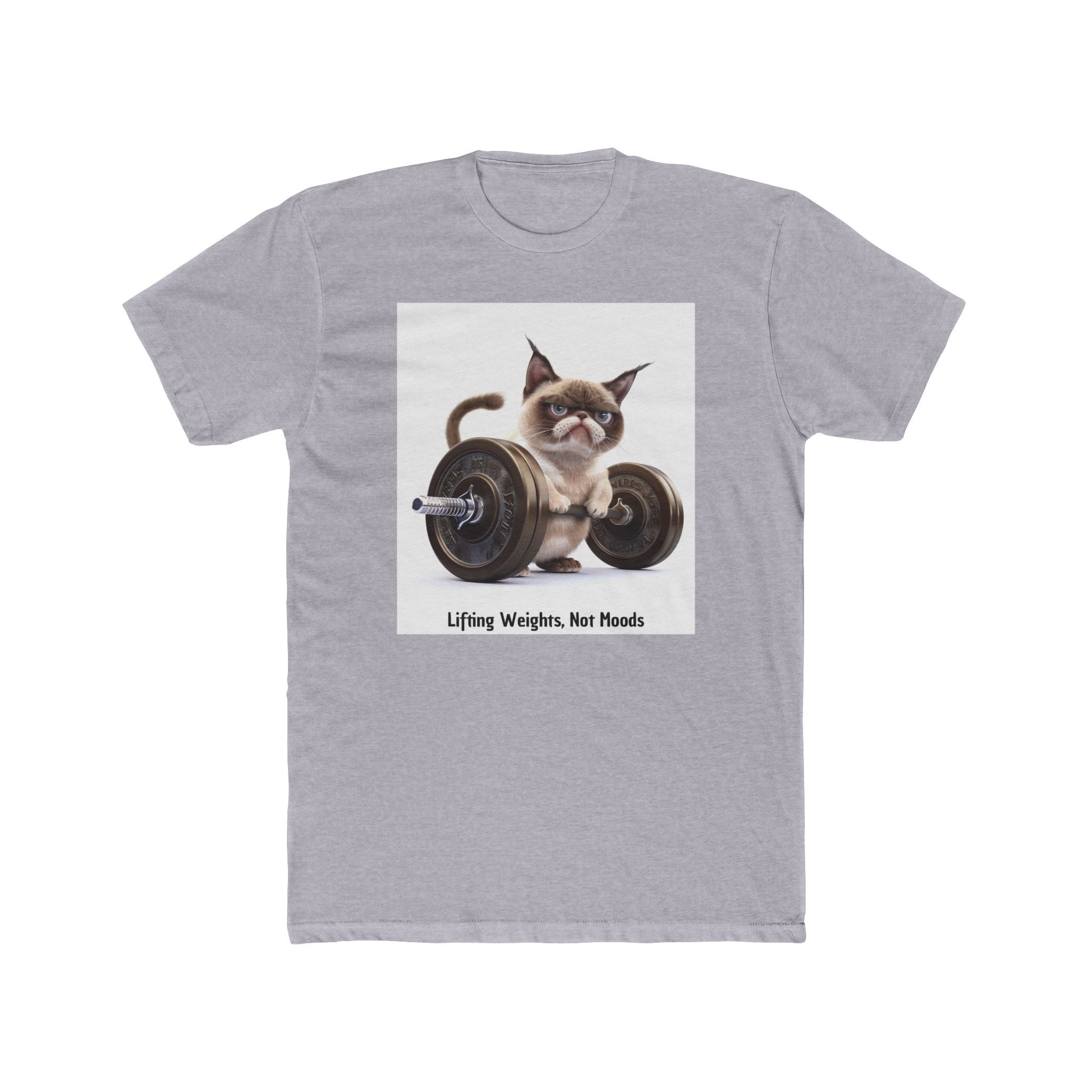 Men's Cotton Crew Tee - Grumpy Cats Collection - 05