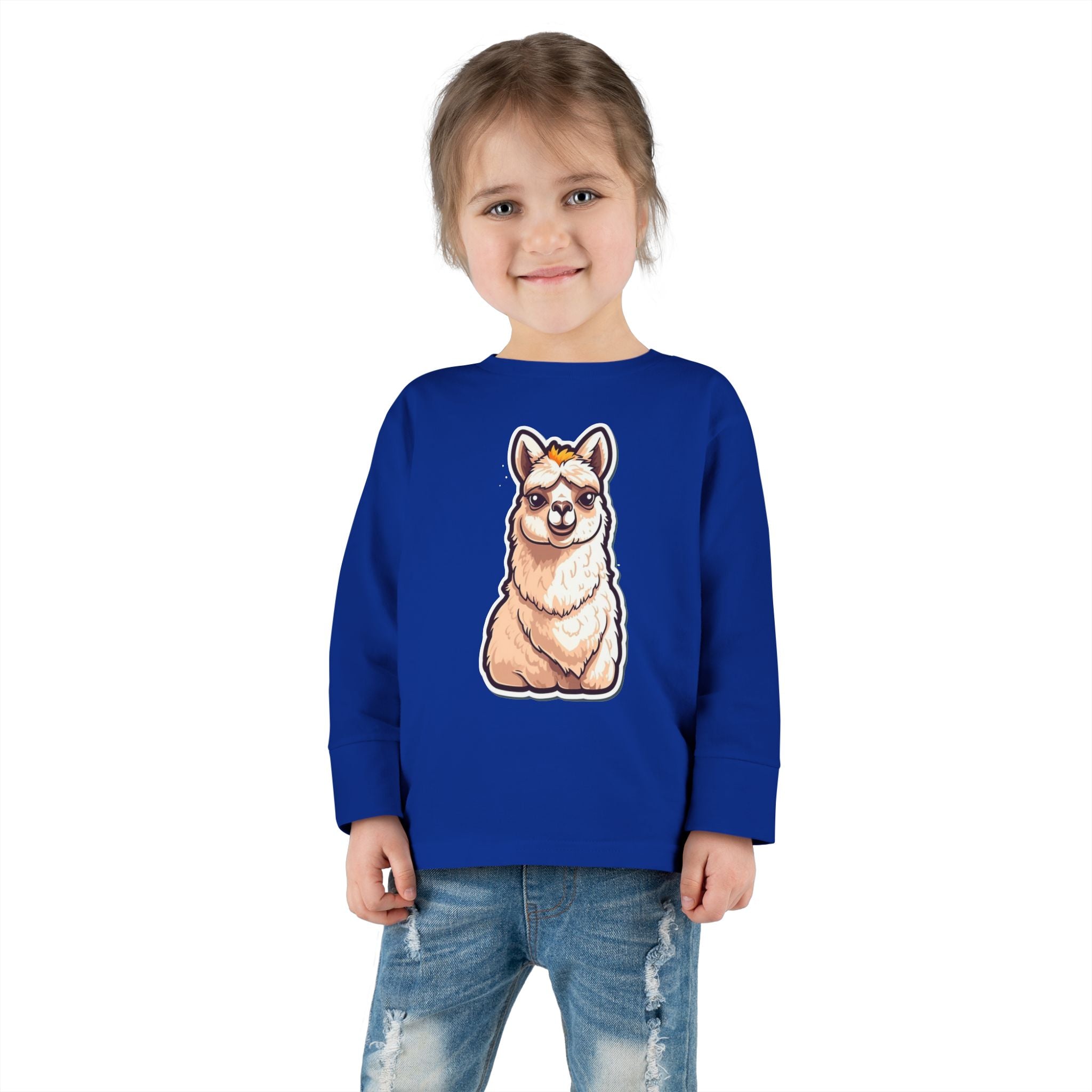 Toddler Long Sleeve Tee - Llama Calf
