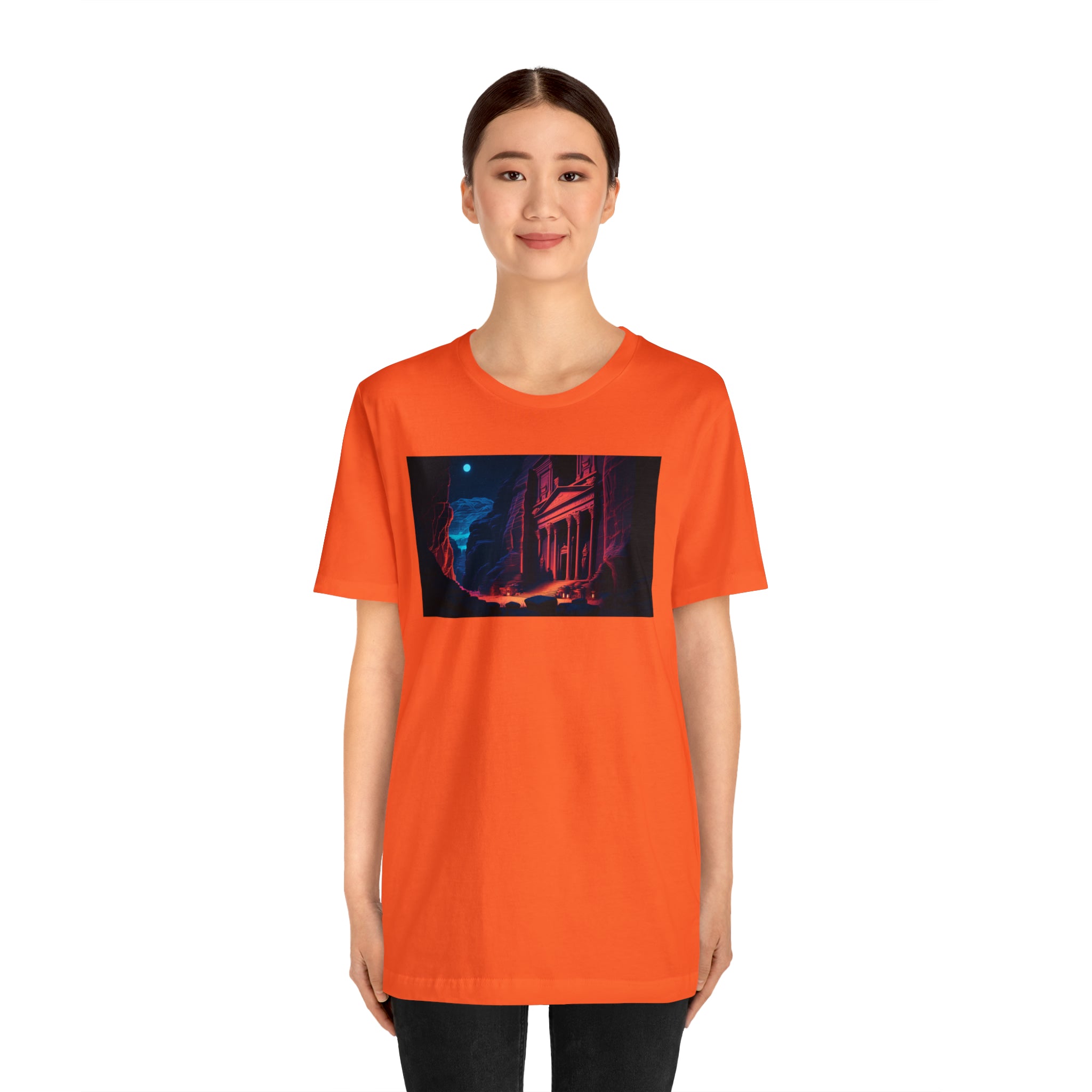 Unisex Jersey Short Sleeve Tee - Petra Caves, Jordan