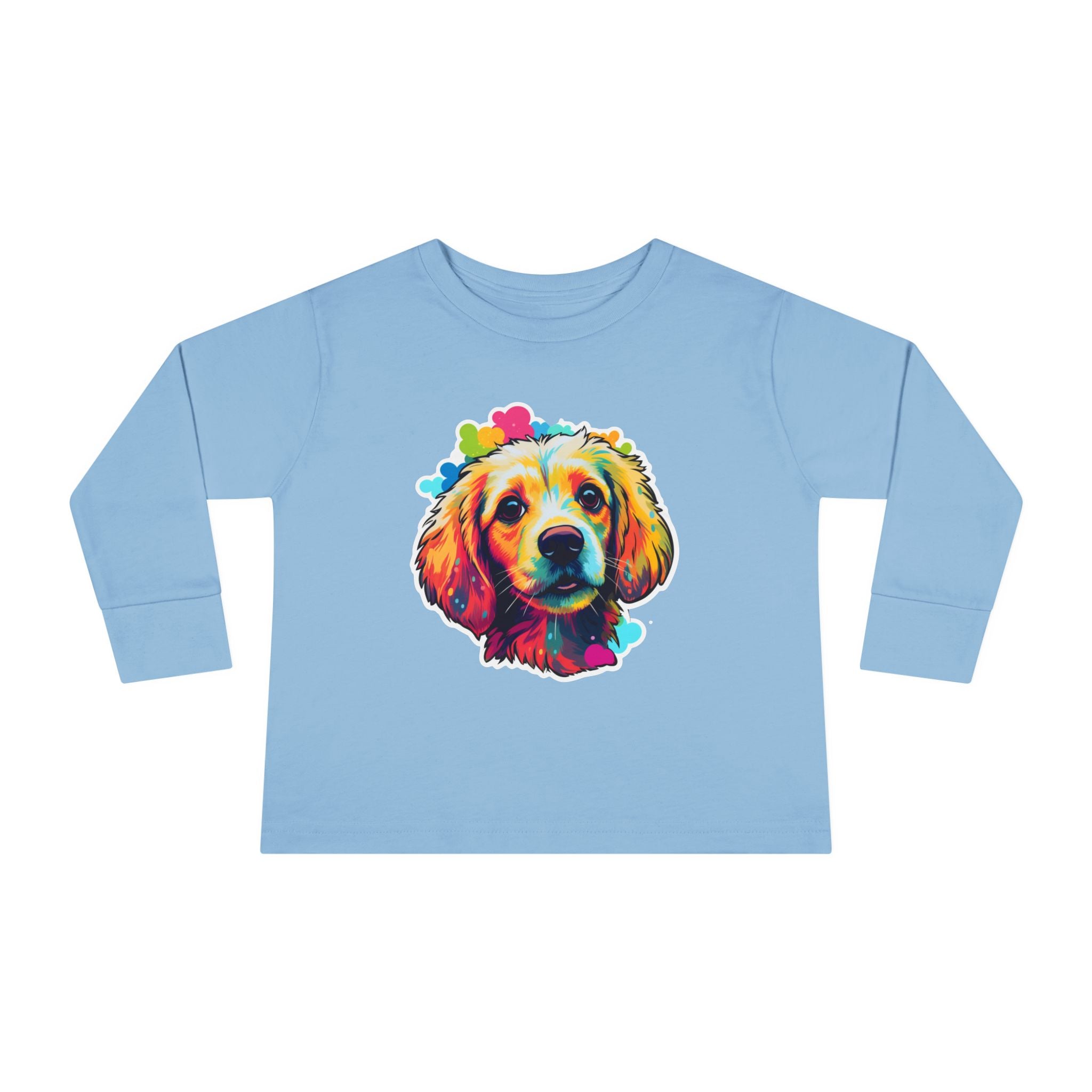 Toddler Long Sleeve Tee - Puppies 07