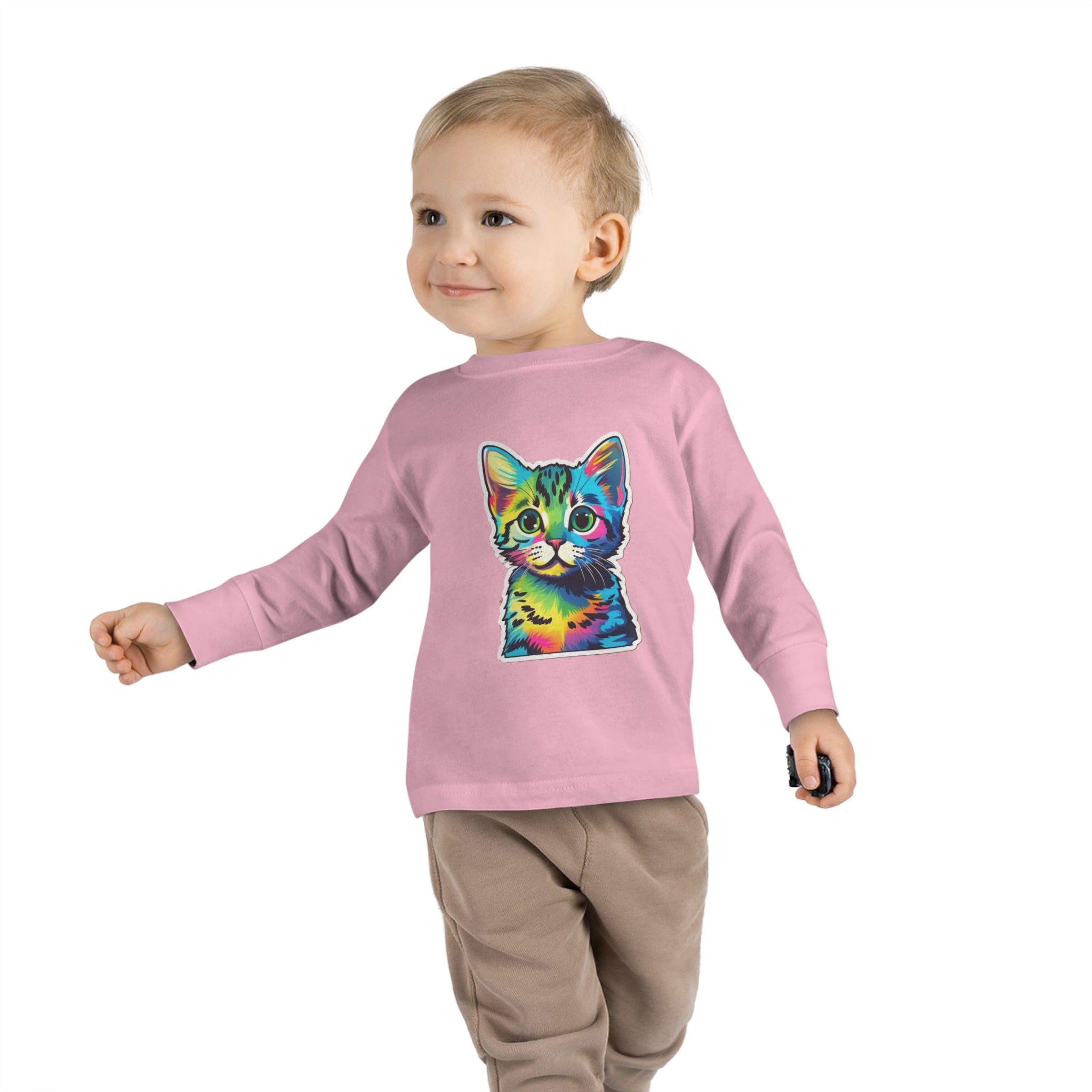 Toddler Long Sleeve Tee - Kittens 06