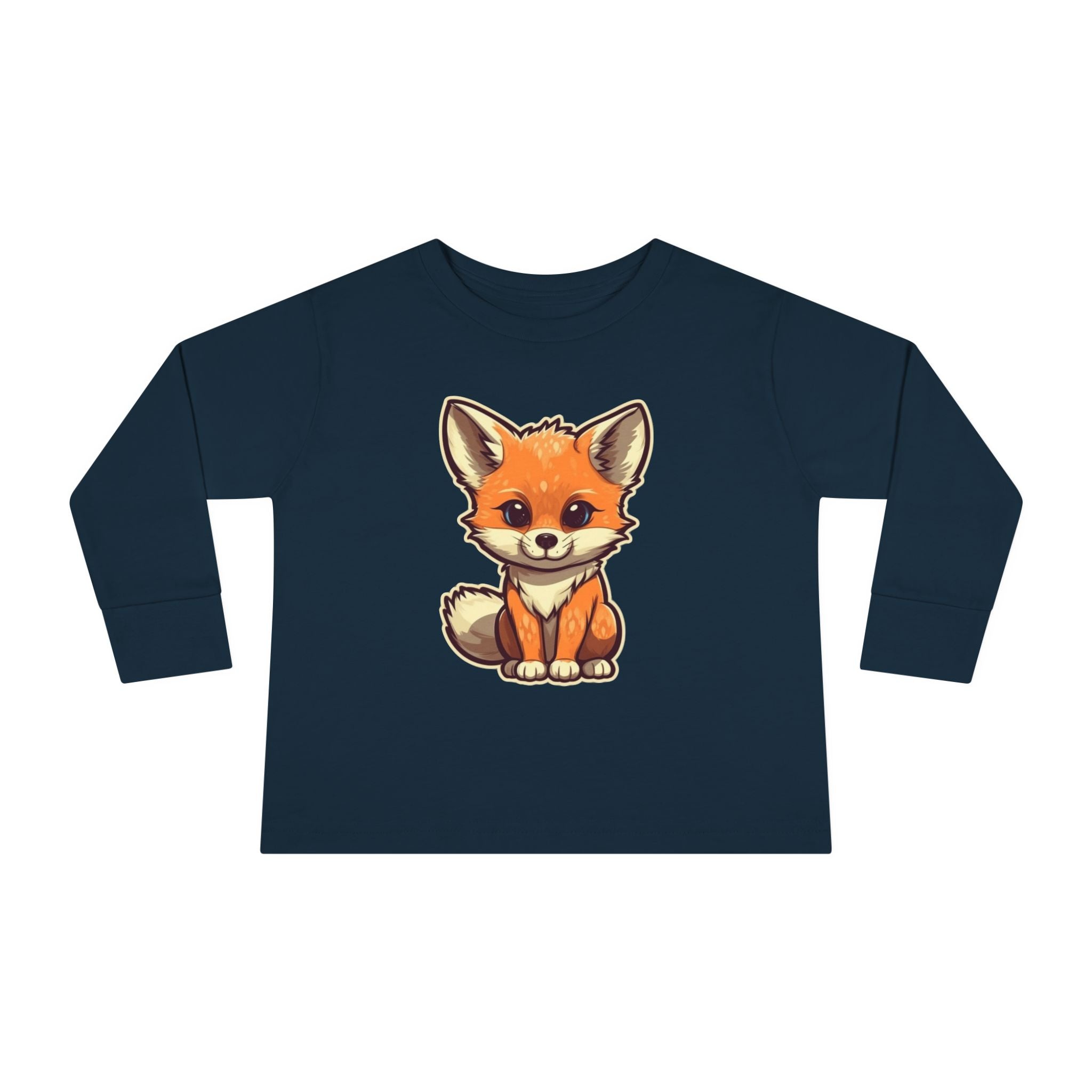 Toddler Long Sleeve Tee - Fox Pup