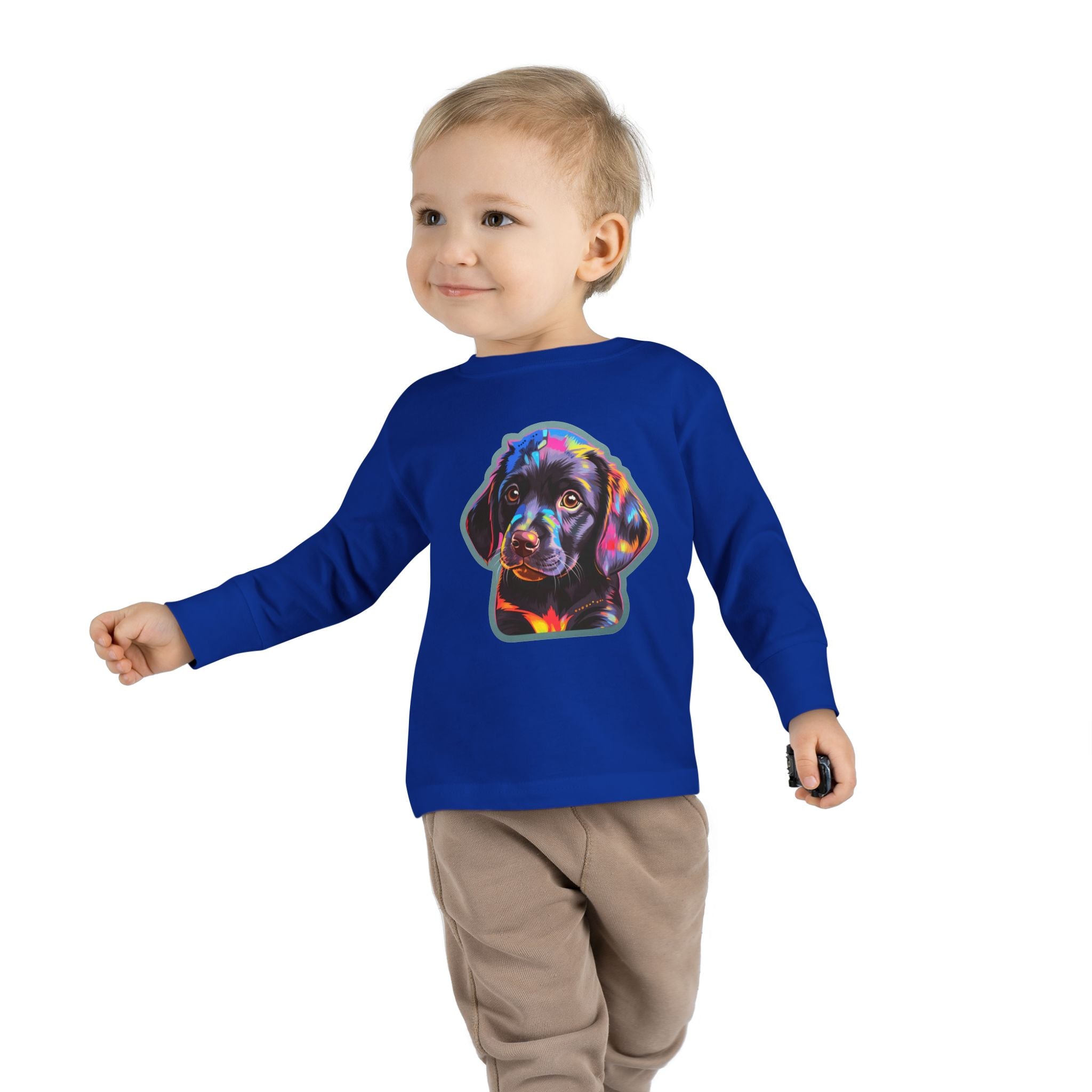 Toddler Long Sleeve Tee - Puppies 02