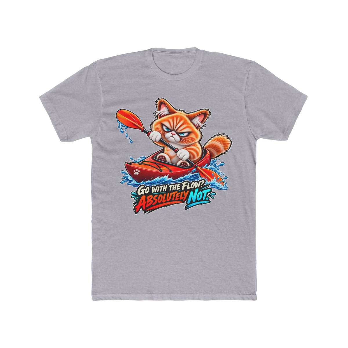 Kayaking - Mildly Feral - Men's Cotton Crew Tee