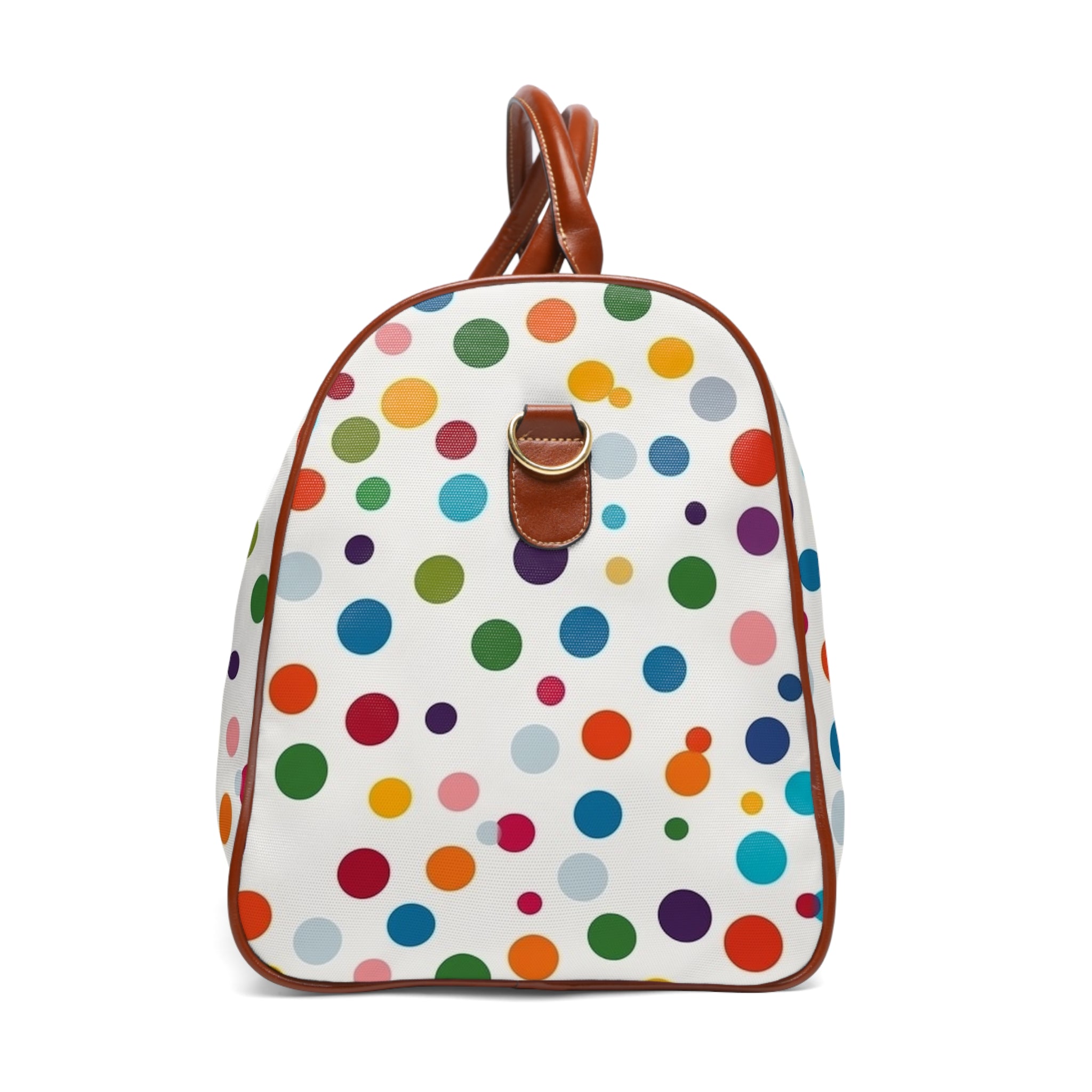 Waterproof Travel Bag (AOP) - Polka Dots Design 02