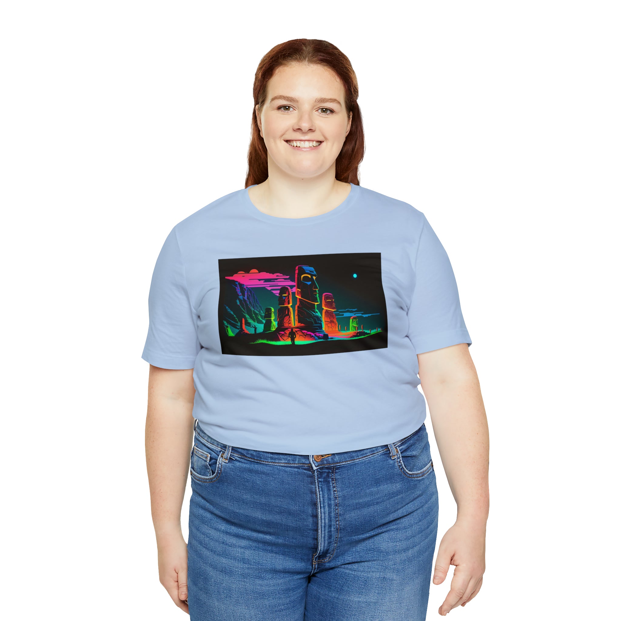 Unisex Jersey Short Sleeve Tee - Easter Islands, Chile