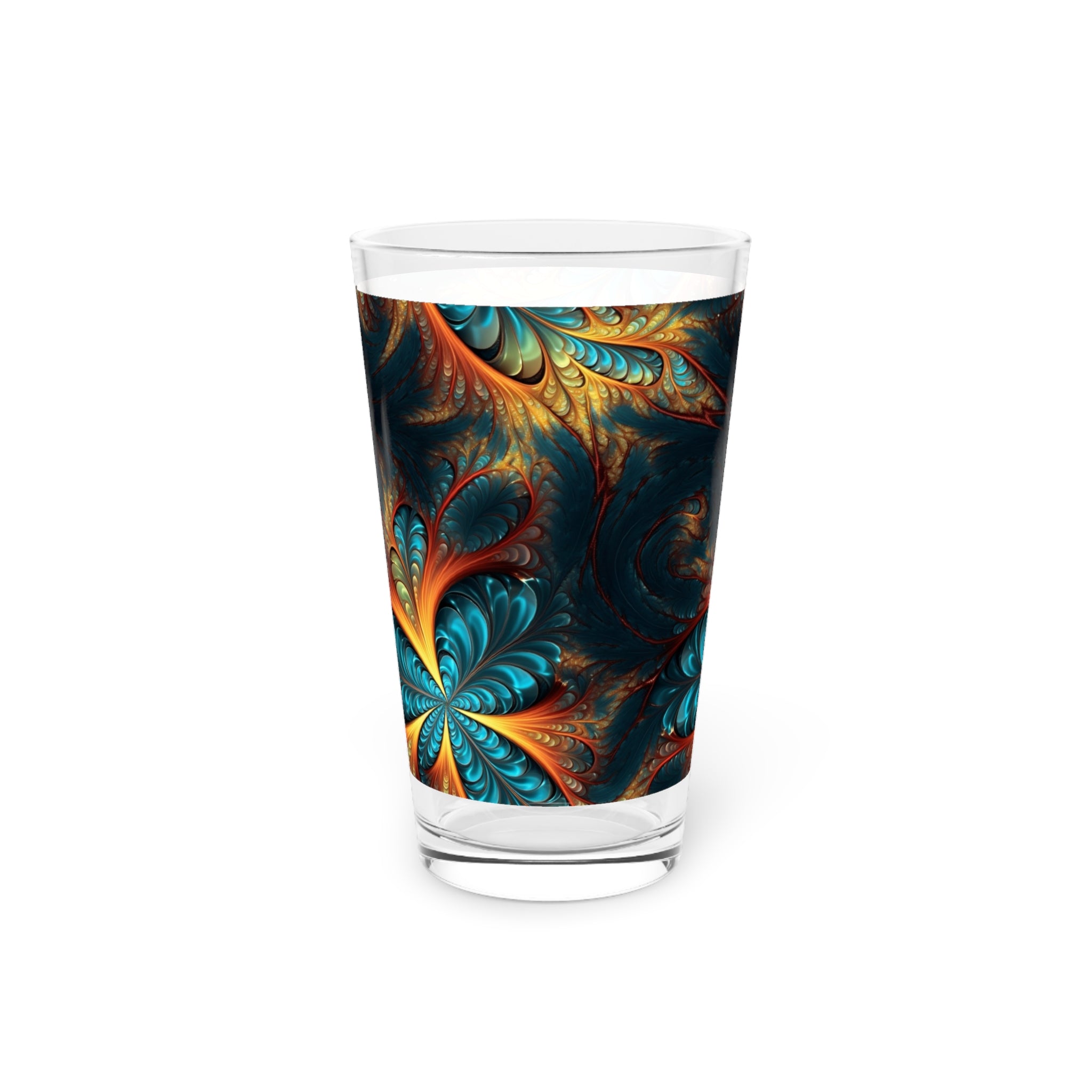 Pint Glass, 16oz - Abstract Designs 03