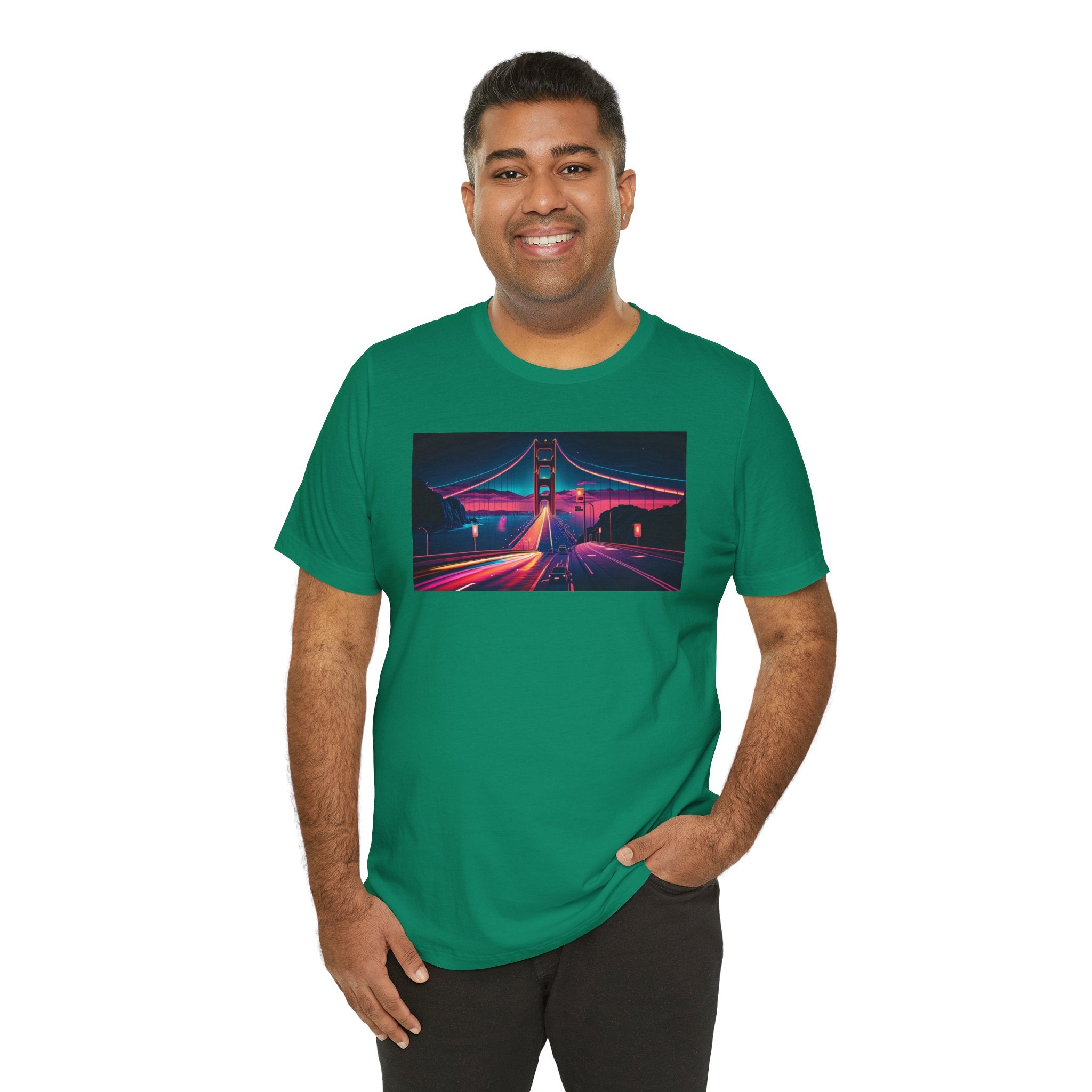 Unisex Jersey Short Sleeve Tee - Golden Gate Bridge, San Francisco, USA