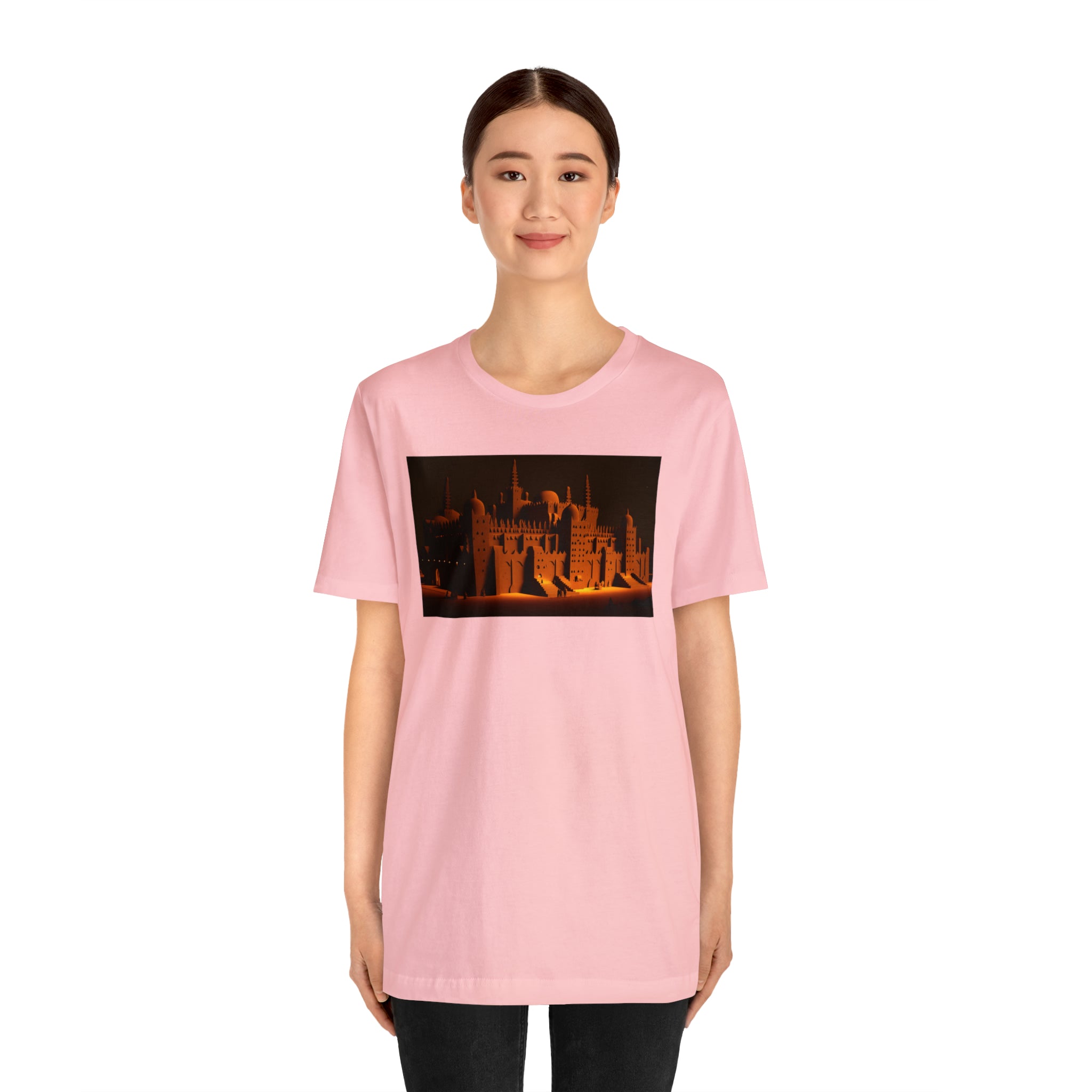 Unisex Jersey Short Sleeve Tee - Great Mosque of Djenné, Mali