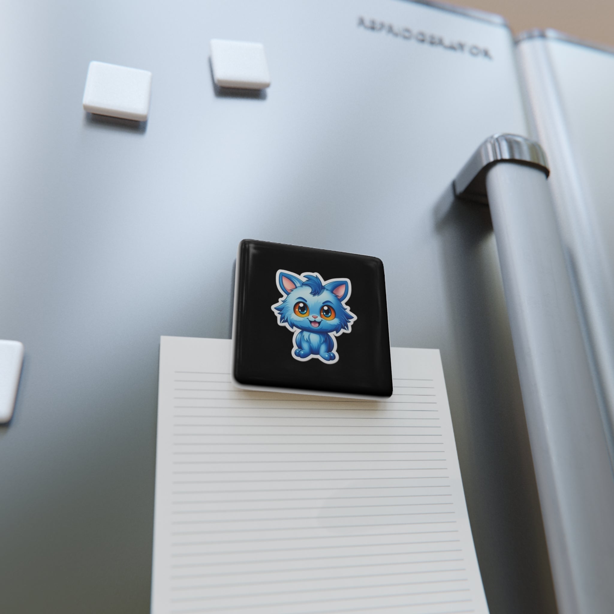 Porcelain Magnet, Square - Adorable Mascots 14
