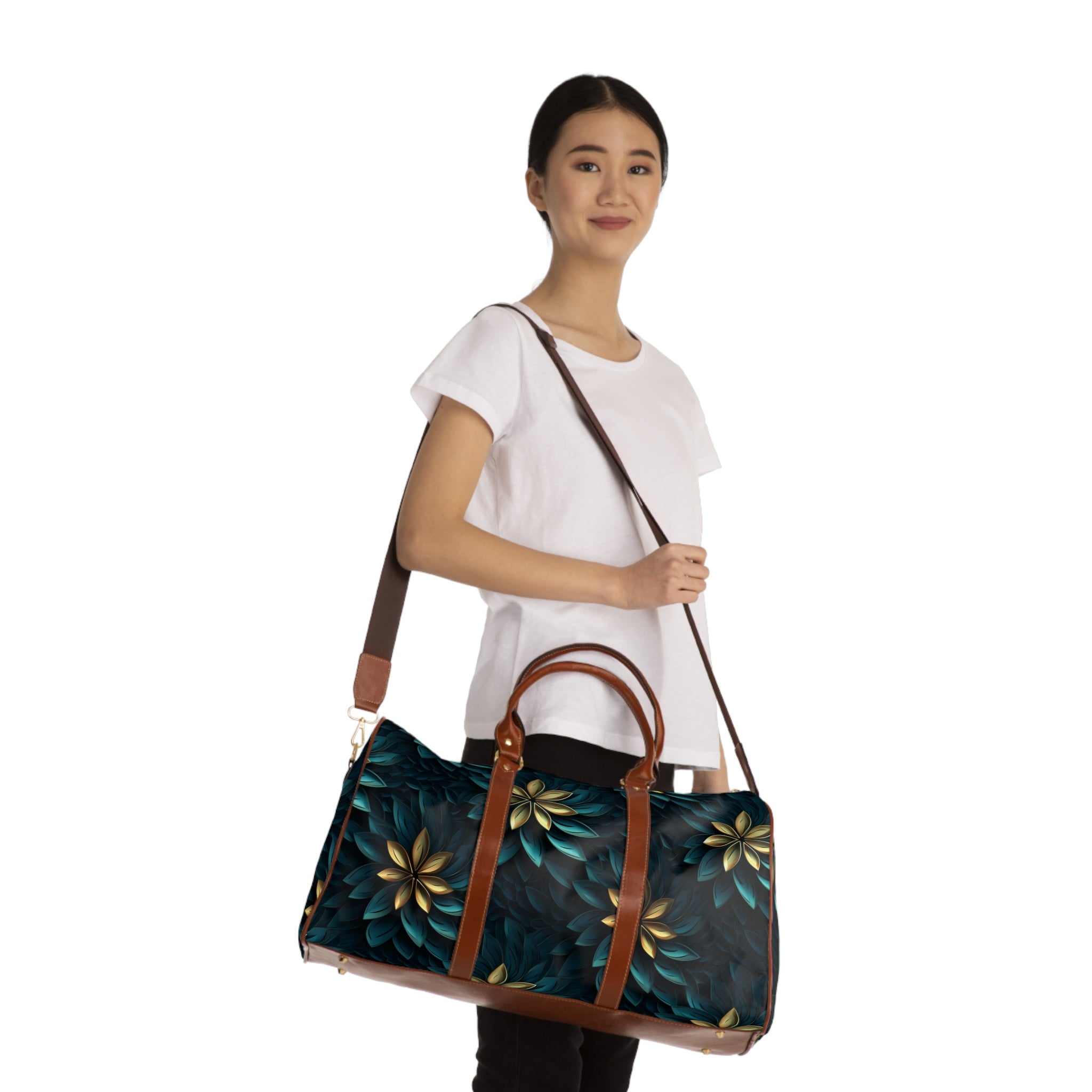 Waterproof Travel Bag (AOP) - 3D Art Designs