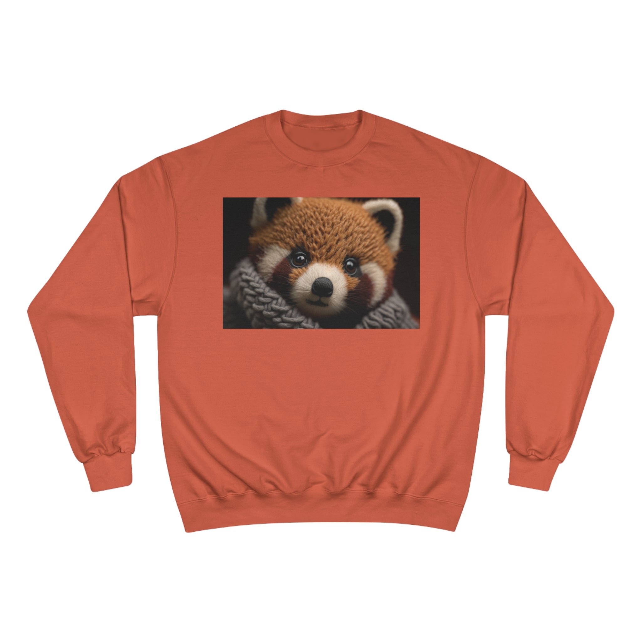 Champion Sweatshirt - Knit Animals, Red Panda Cub