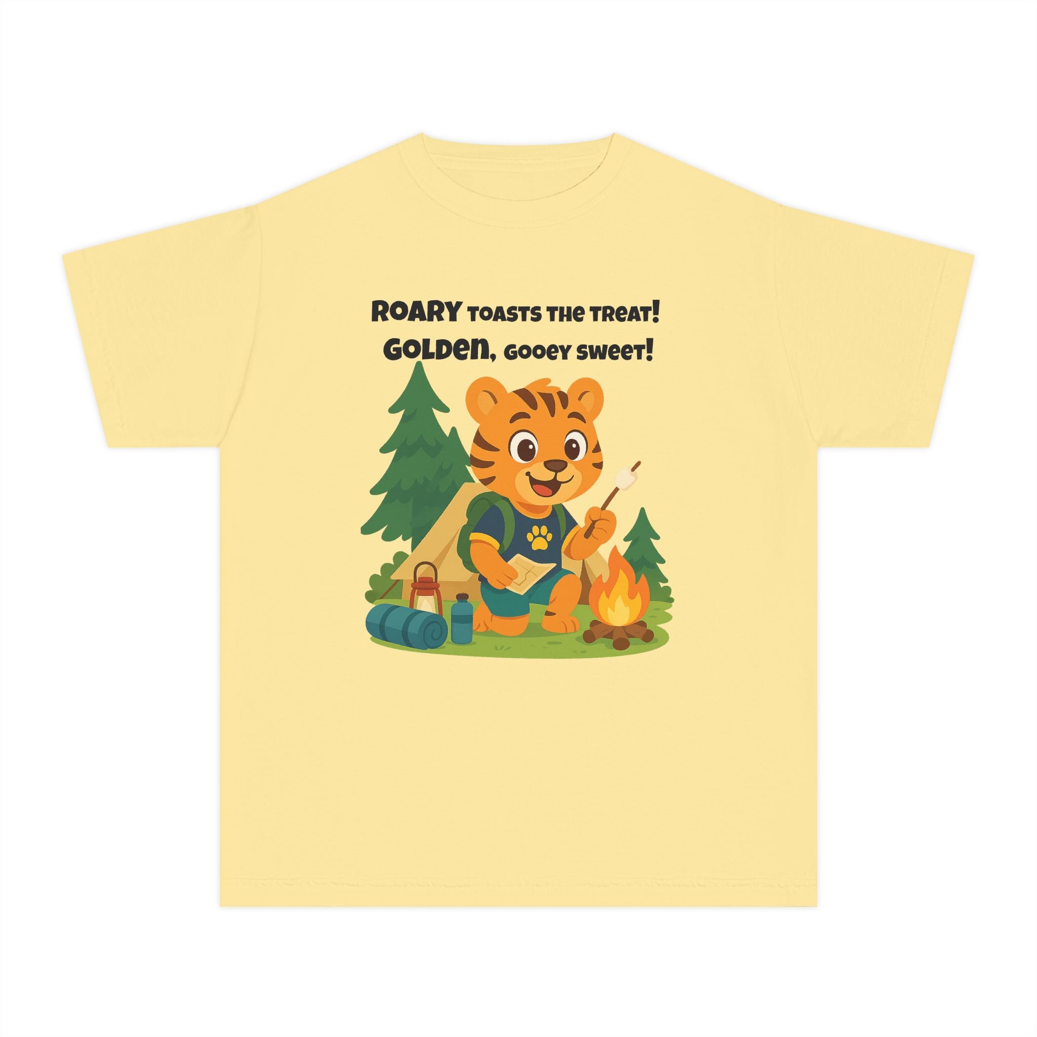 Youth Midweight Cotton Tee - Roary's Camping Adventures