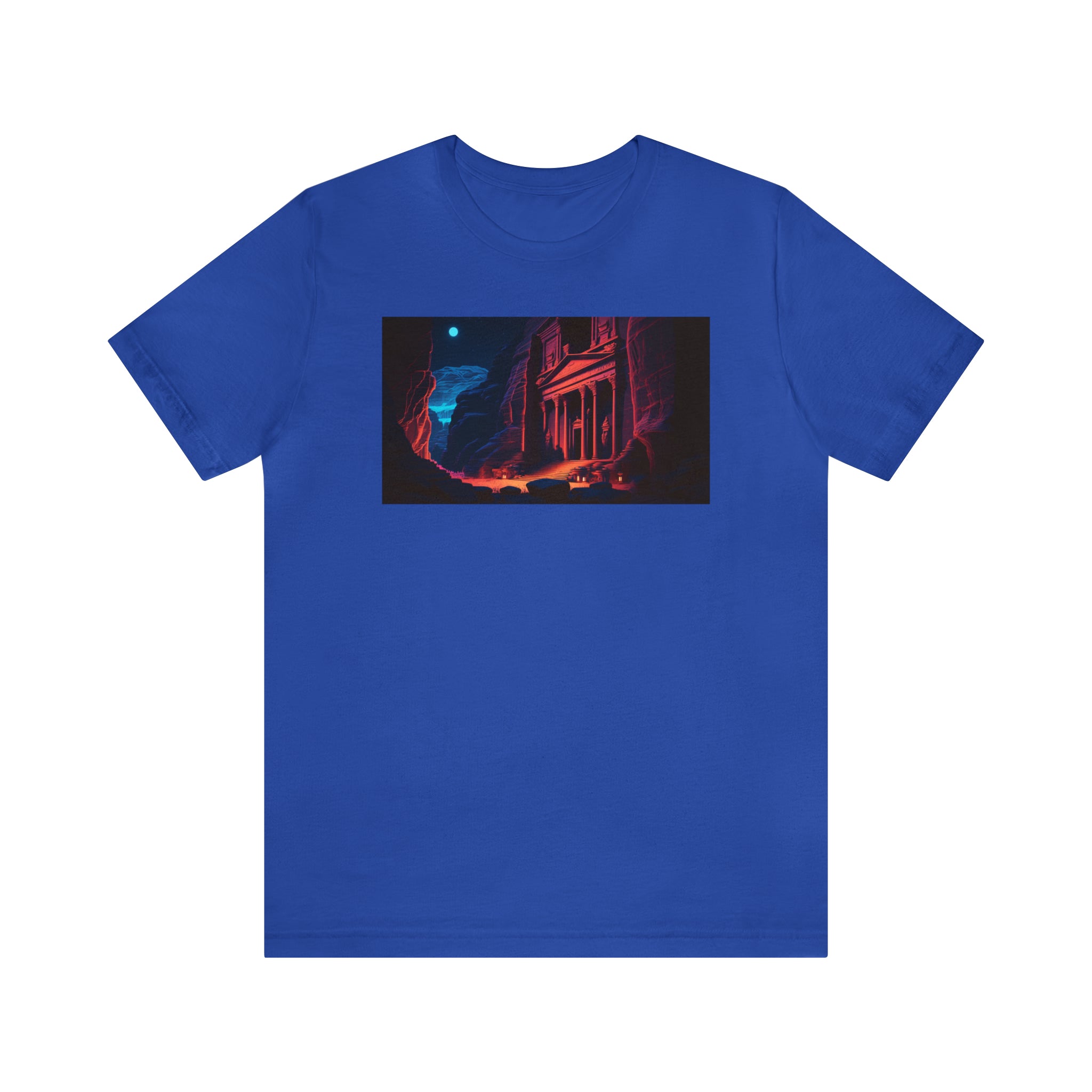 Unisex Jersey Short Sleeve Tee - Petra Caves, Jordan