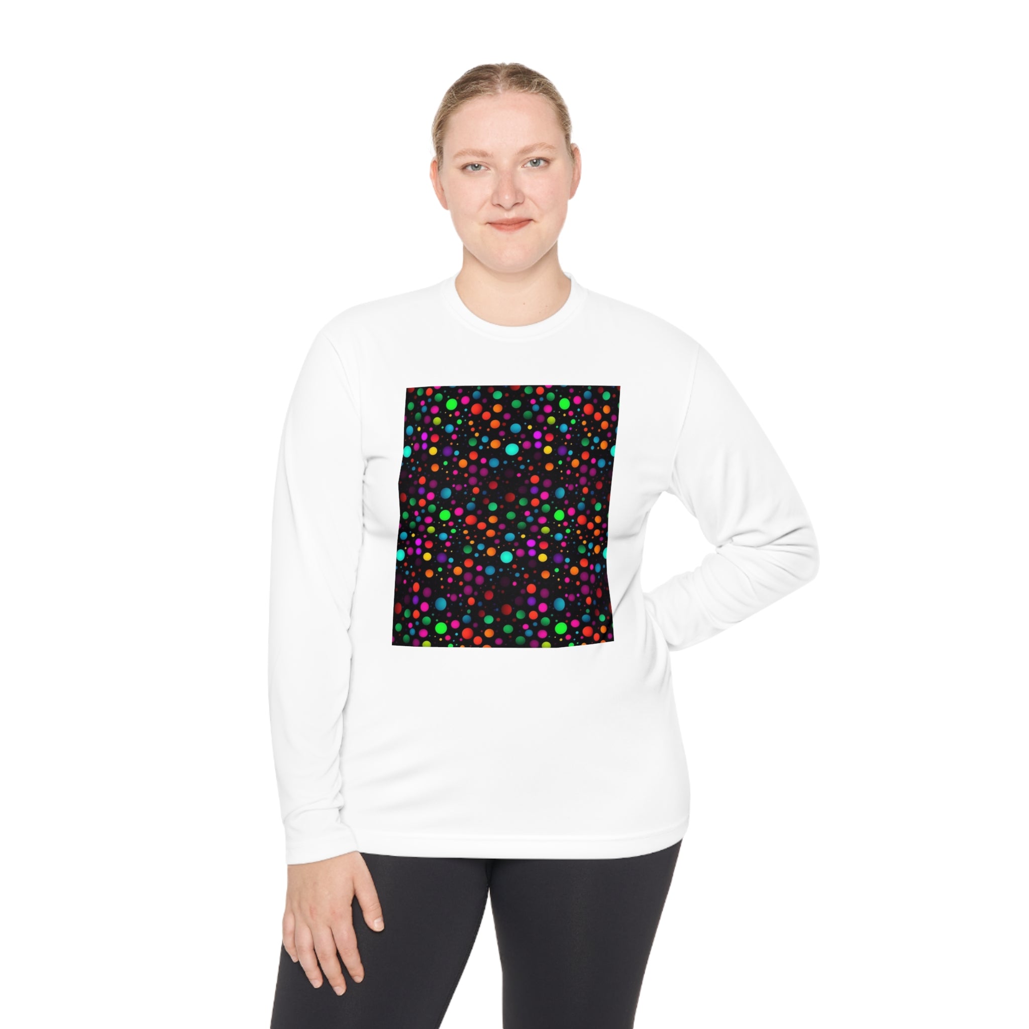 Unisex Lightweight Long Sleeve Tee (AOP) - Abstract Designs 15