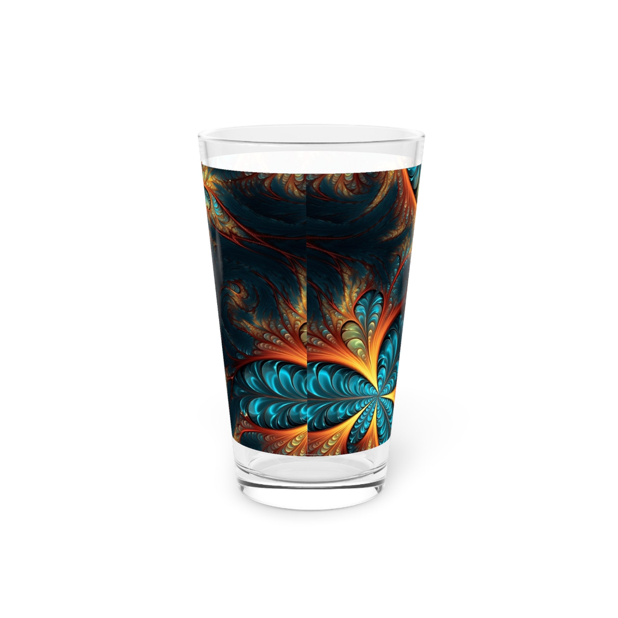 Pint Glass, 16oz - Abstract Designs 03