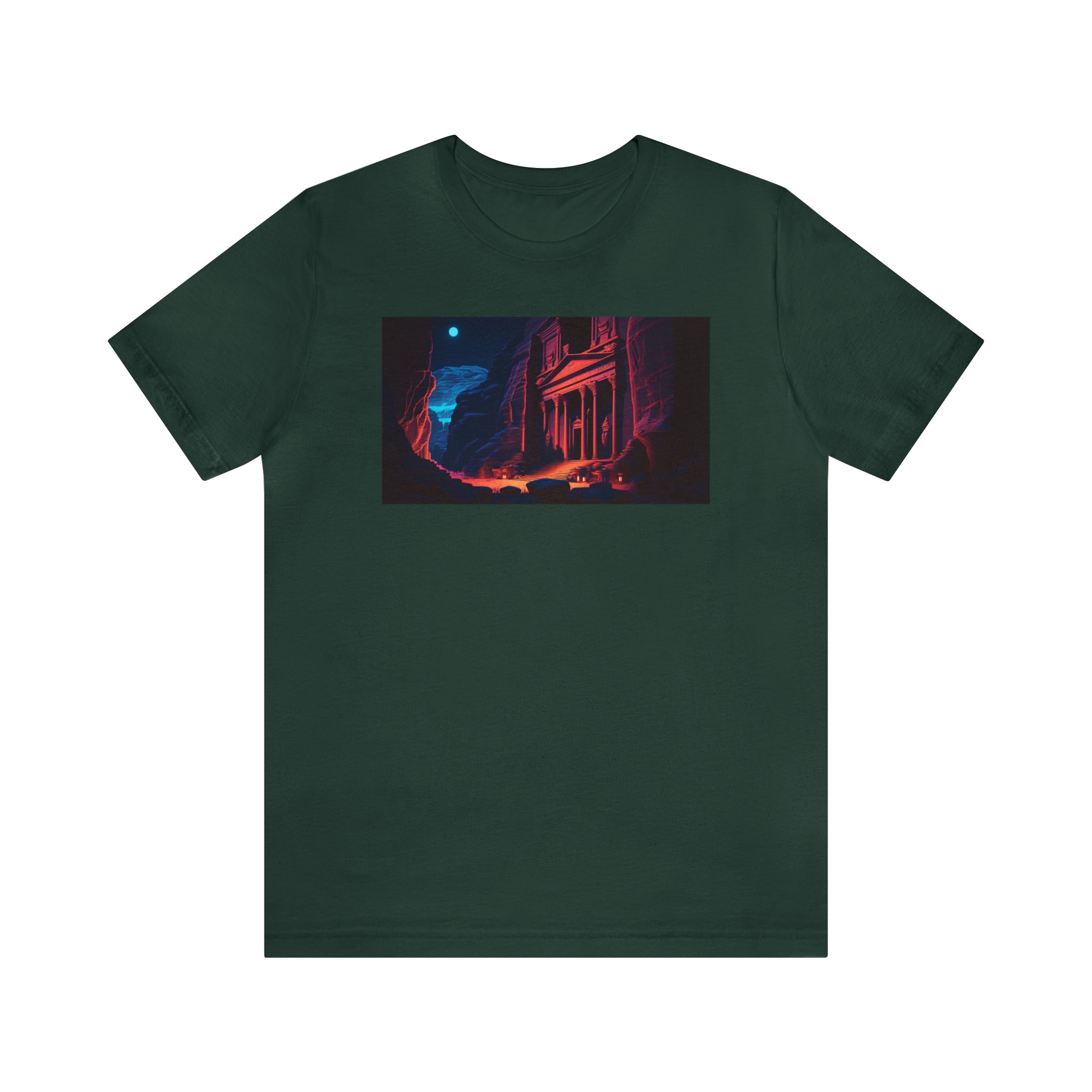 Unisex Jersey Short Sleeve Tee - Petra Caves, Jordan