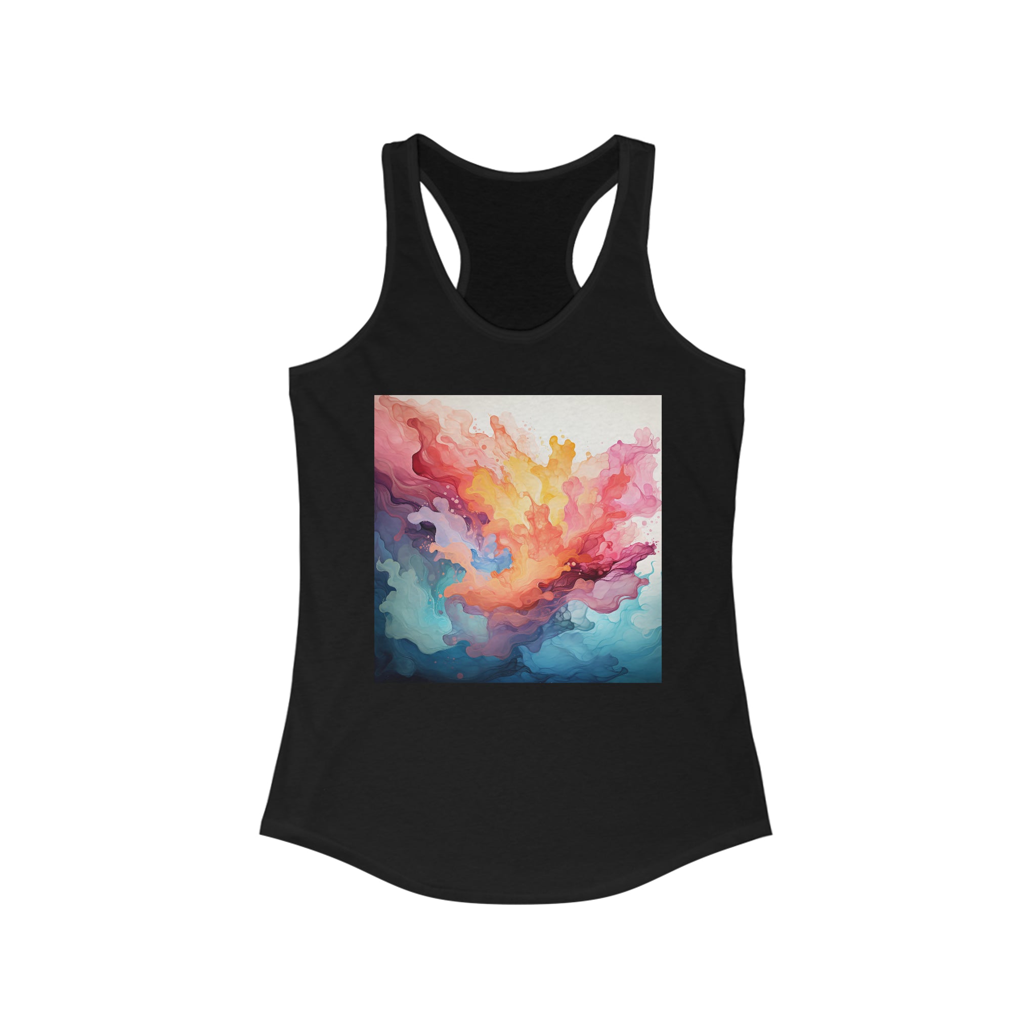 Women's Ideal Racerback Tank - Vector Art Design 26