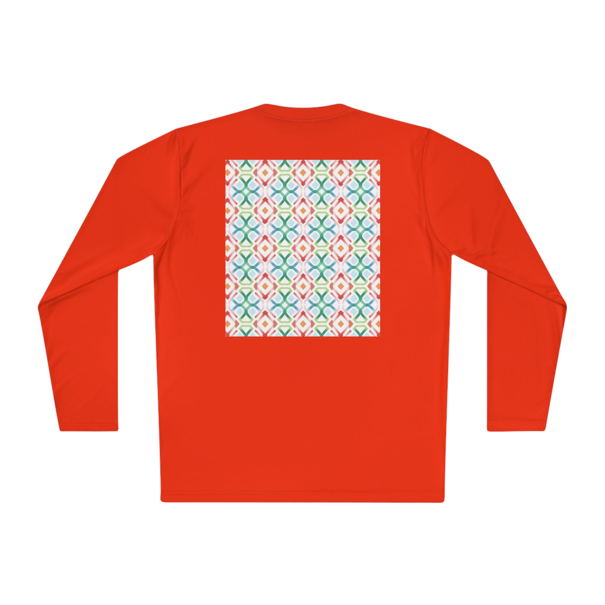 Unisex Lightweight Long Sleeve Tee (AOP) - Abstract Designs 09