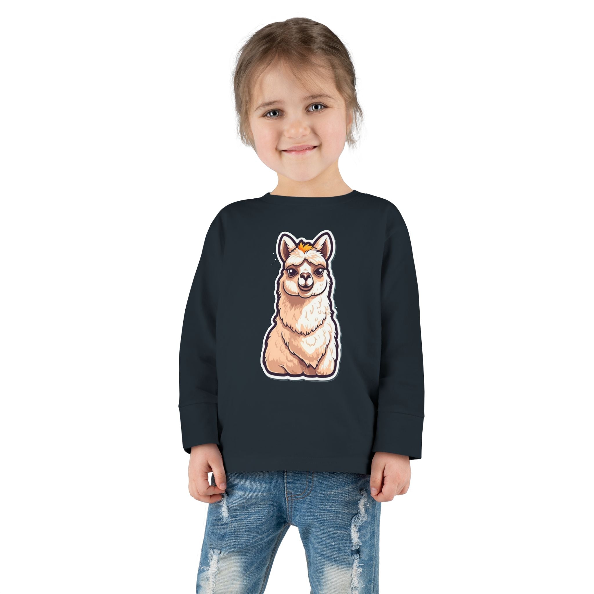 Toddler Long Sleeve Tee - Llama Calf