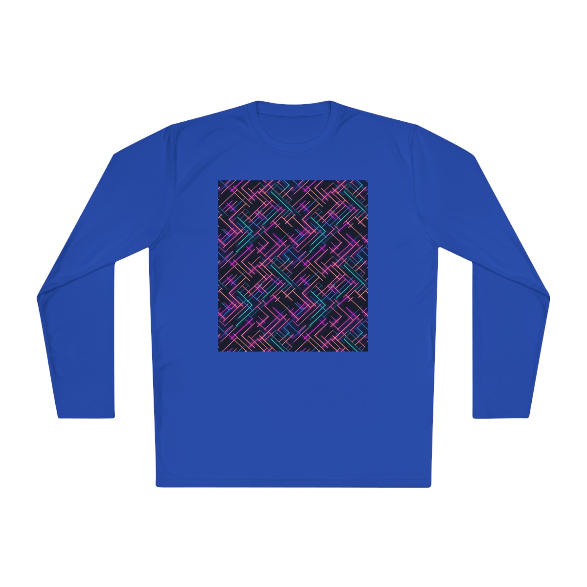 Unisex Lightweight Long Sleeve Tee (AOP) - Abstract Designs 05