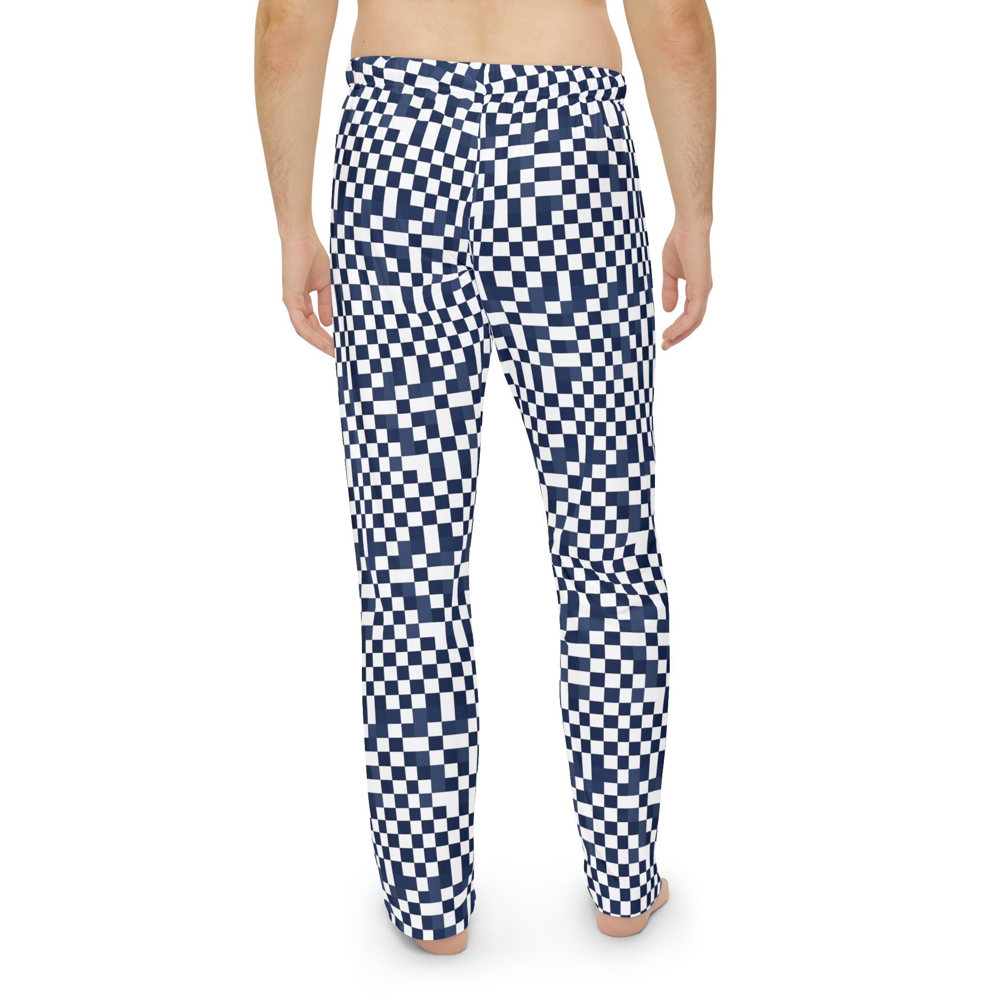Men's Pajama Pants (AOP) - Seamless Checkered Designs 08