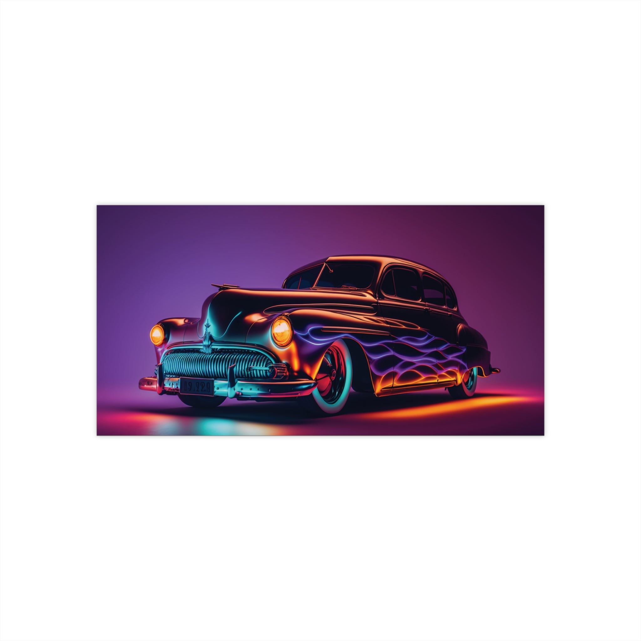 Bumper Stickers - Neon Car Design 06
