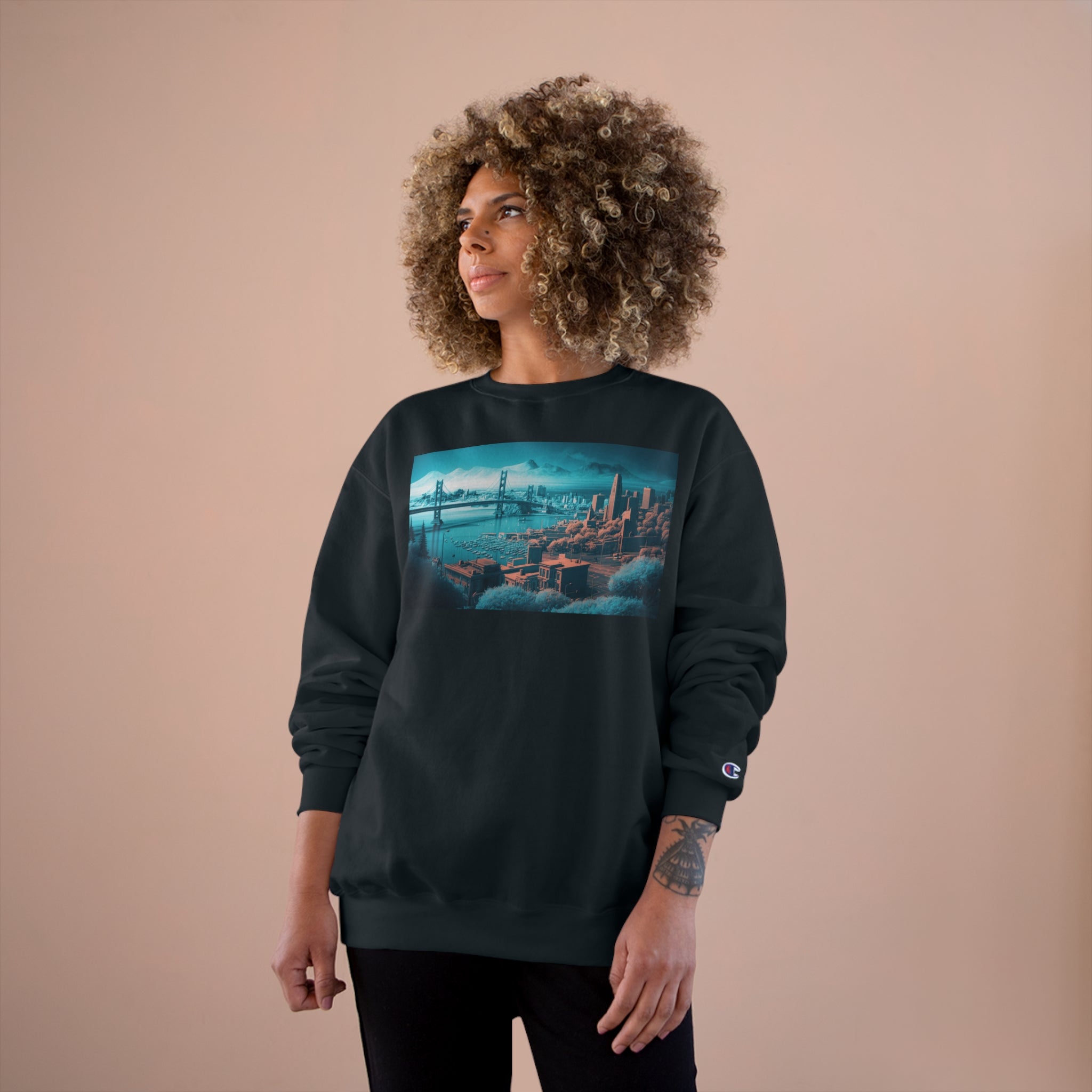 Champion Sweatshirt - Duotone Cities, San Francisco