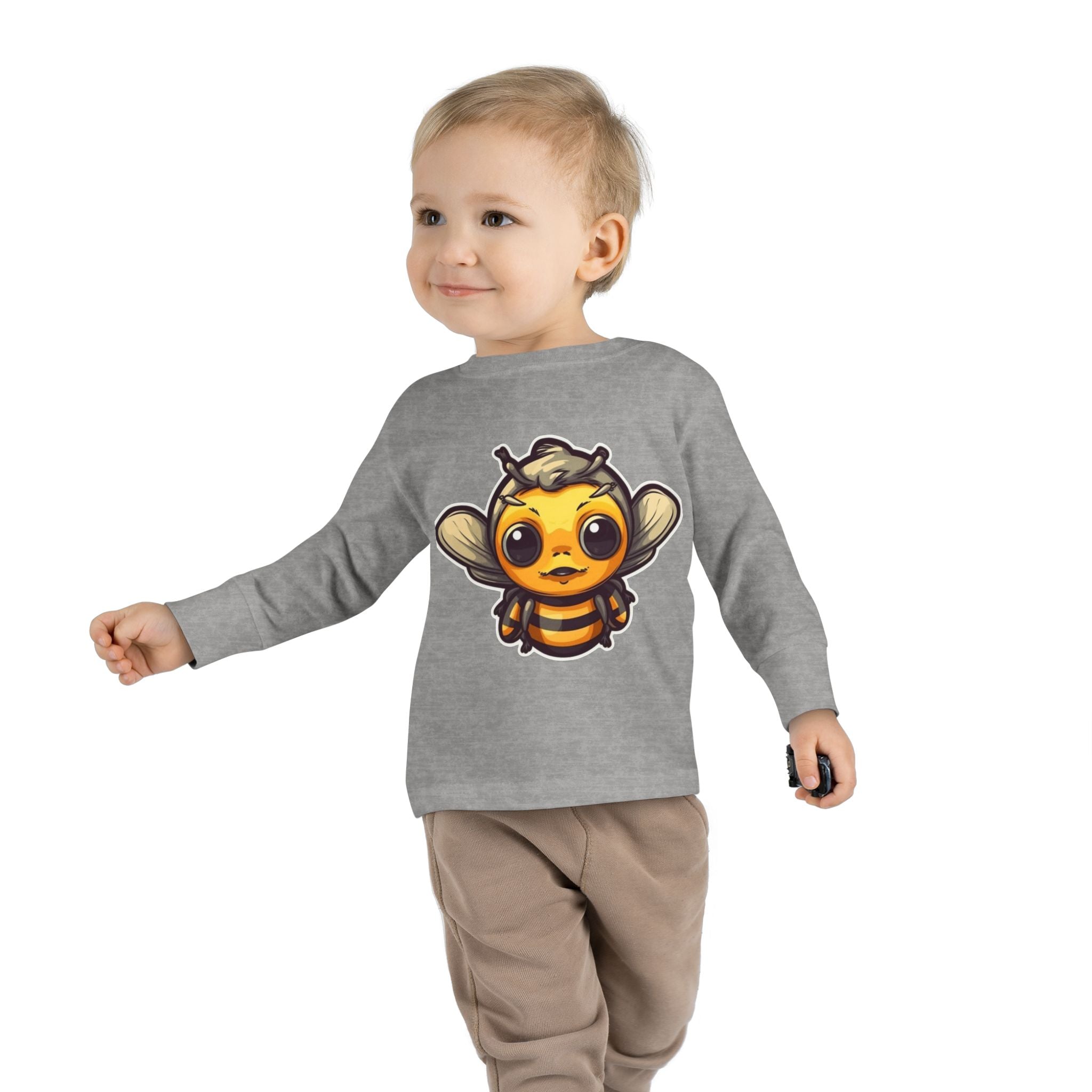 Toddler Long Sleeve Tee - Bee Larva