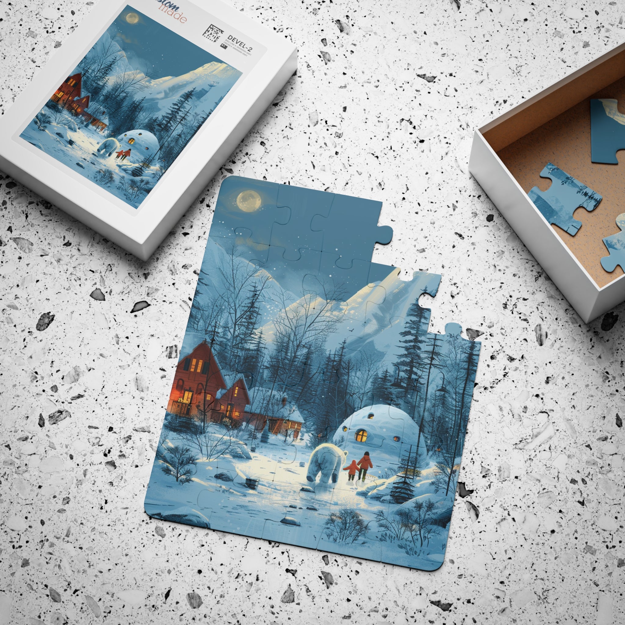 Kids' Puzzle, 30-Piece - North Pole Eve