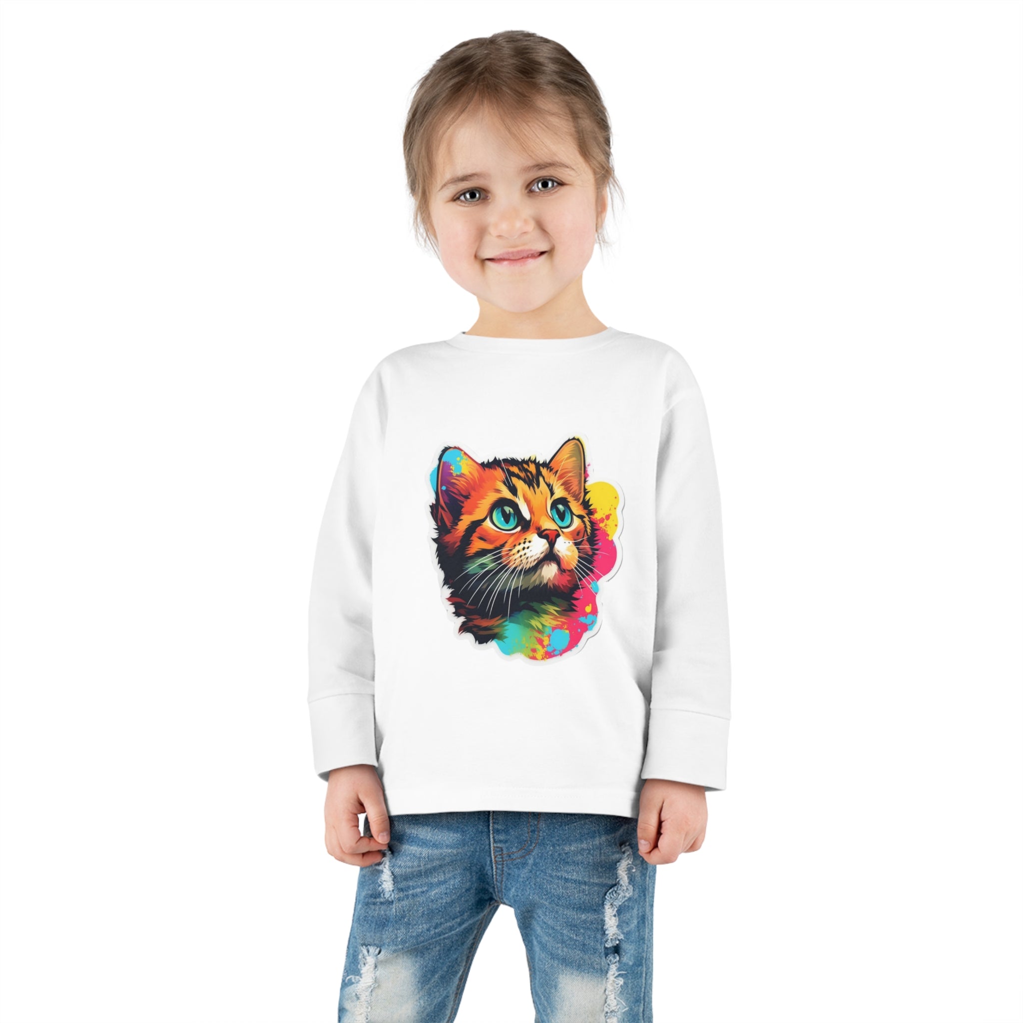 Toddler Long Sleeve Tee - Kittens 05