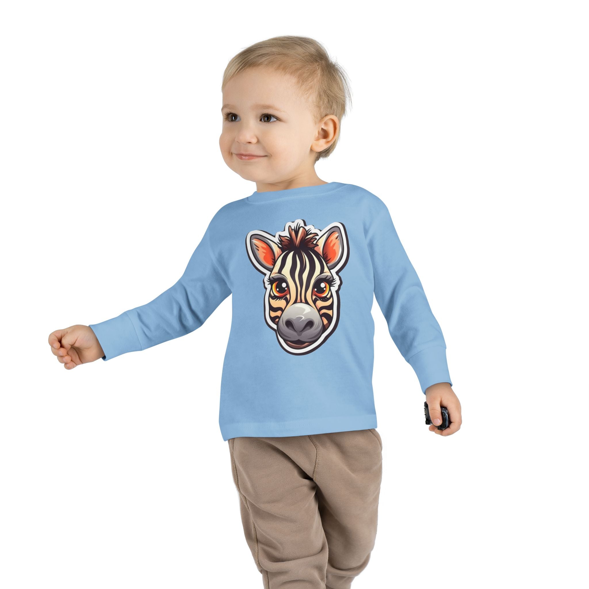 Toddler Long Sleeve Tee - Zebra Foal