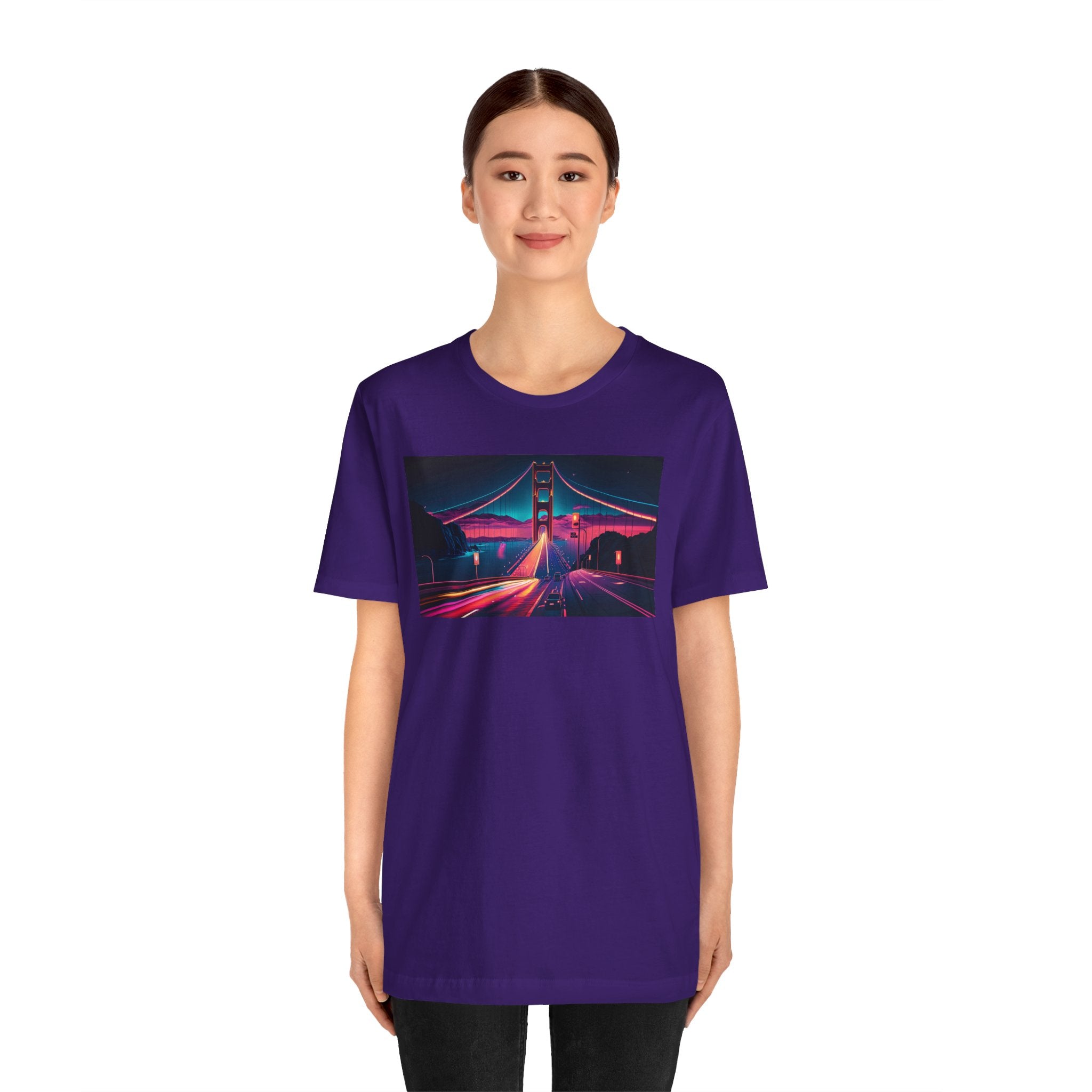 Unisex Jersey Short Sleeve Tee - Golden Gate Bridge, San Francisco, USA