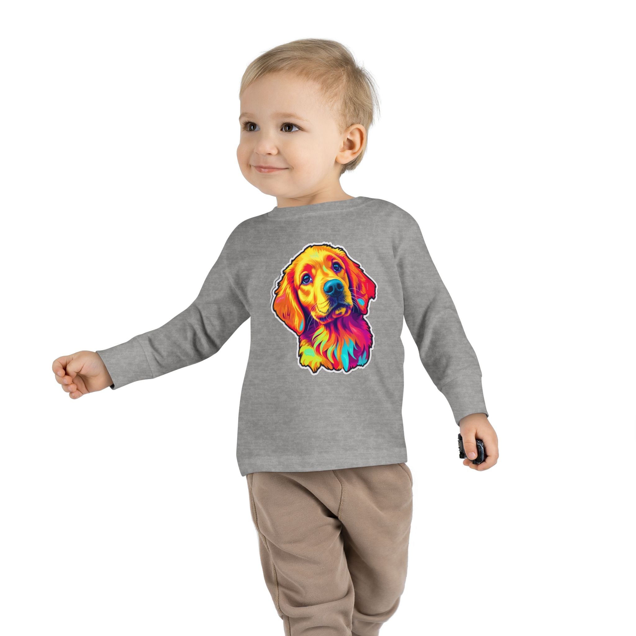 Toddler Long Sleeve Tee - Puppies 09
