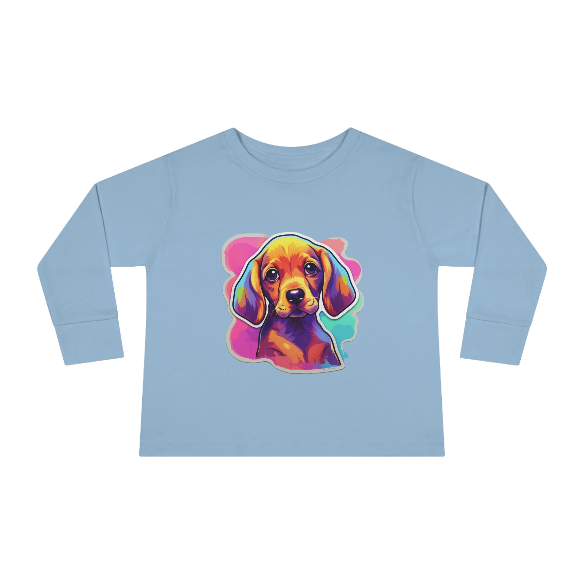 Toddler Long Sleeve Tee - Puppies 06