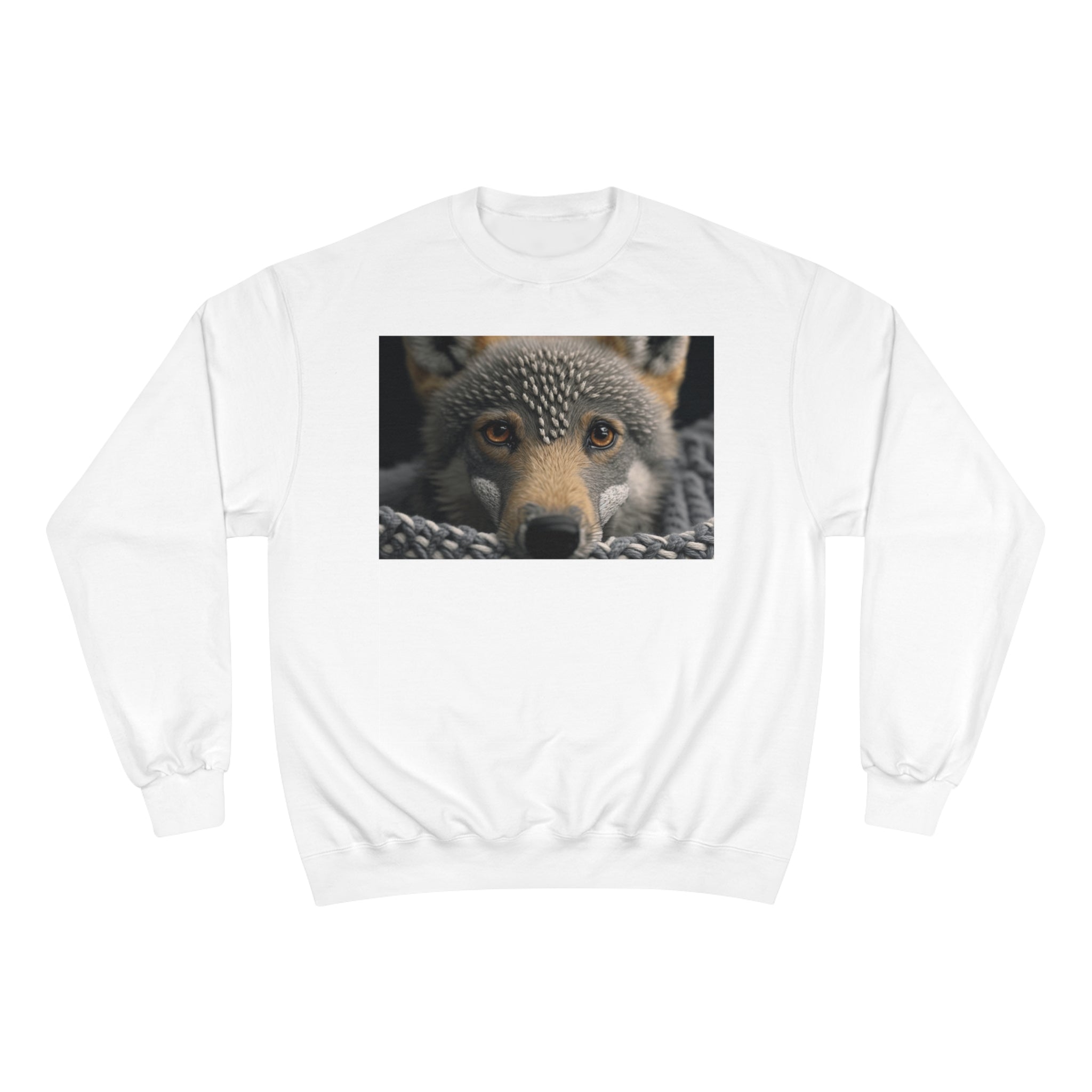 Champion Sweatshirt - Knit Animals, Wolf Pup