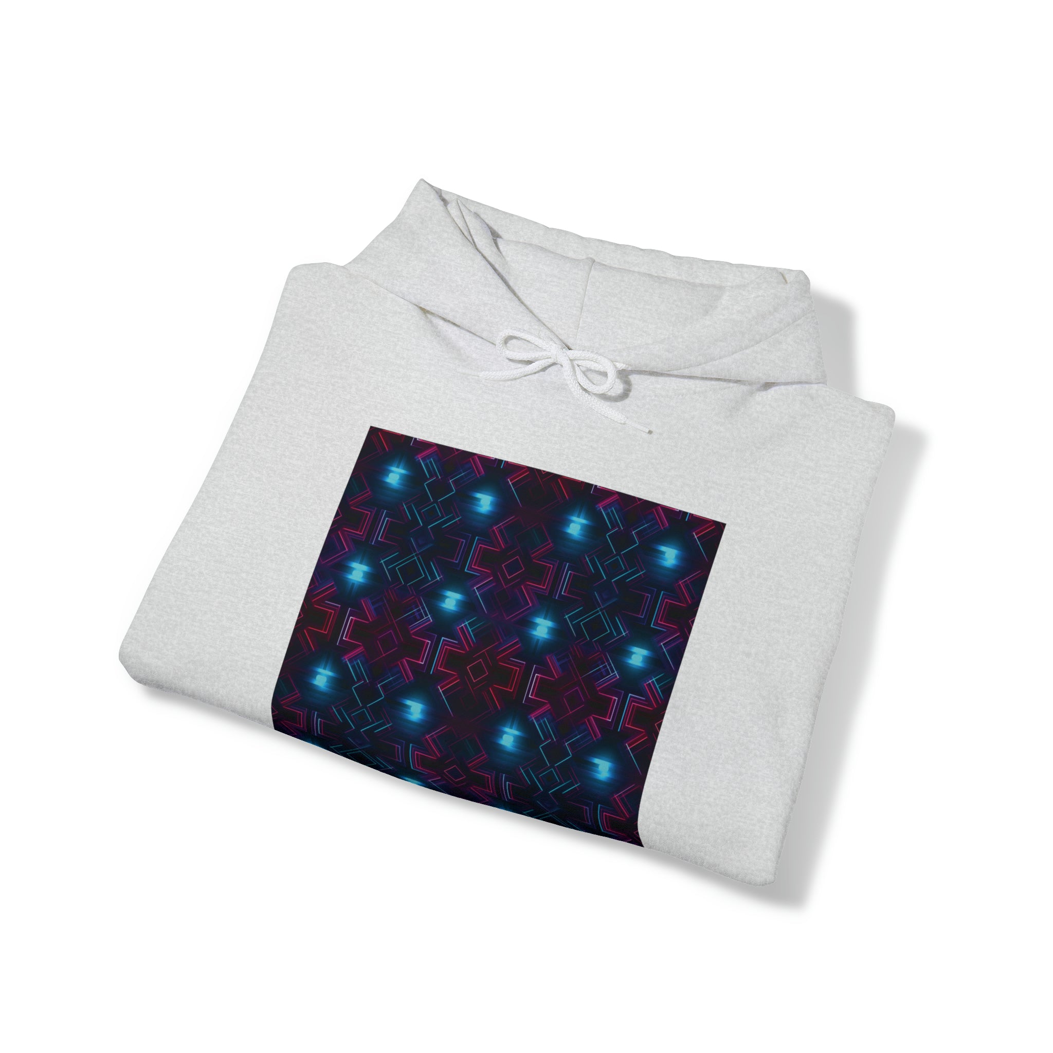 Unisex Heavy Blend™ Hooded Sweatshirt - Abstract Neon Designs 01