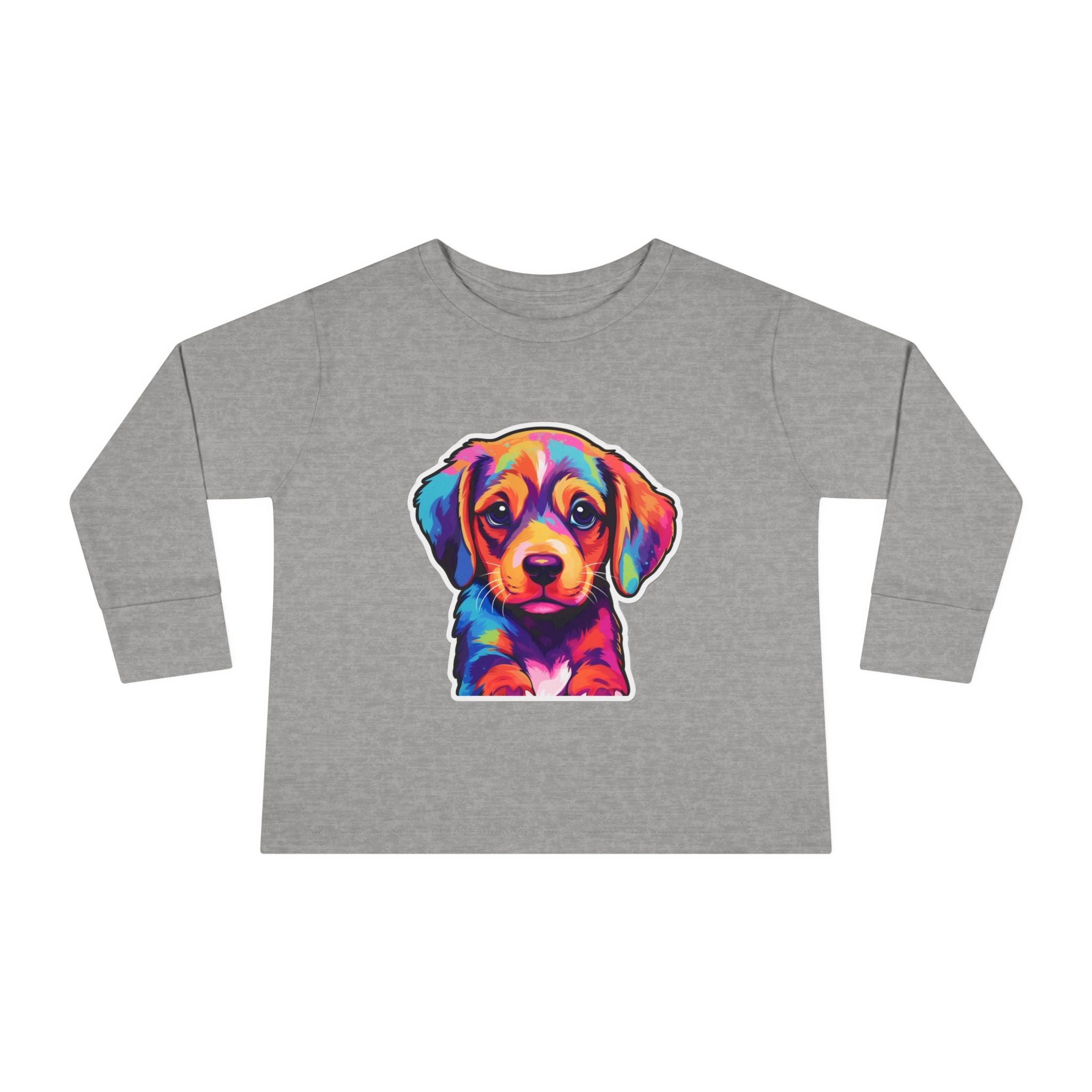 Toddler Long Sleeve Tee - Puppies 05
