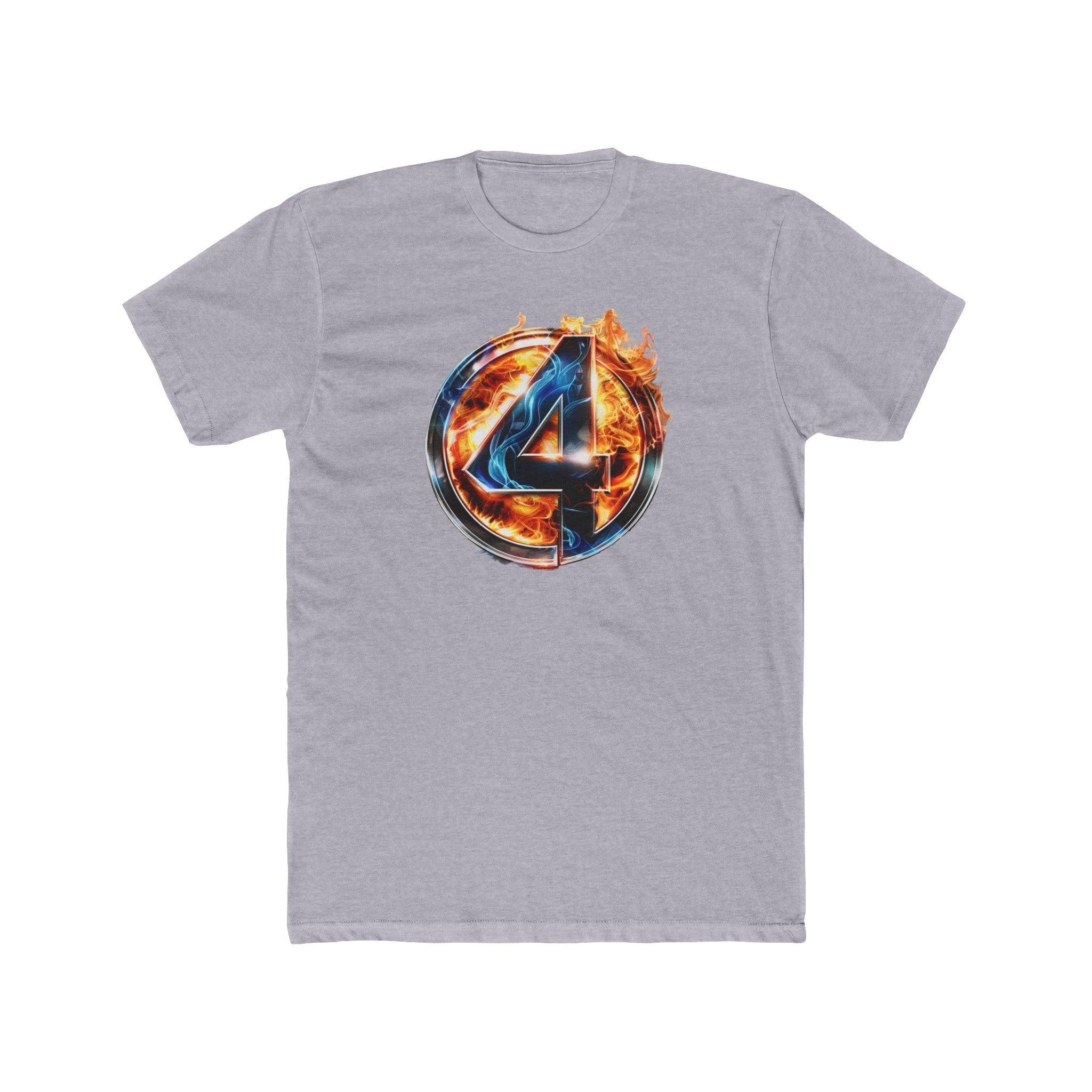 Men's Cotton Crew Tee - Superheroes Collection - Fantastic Four 01